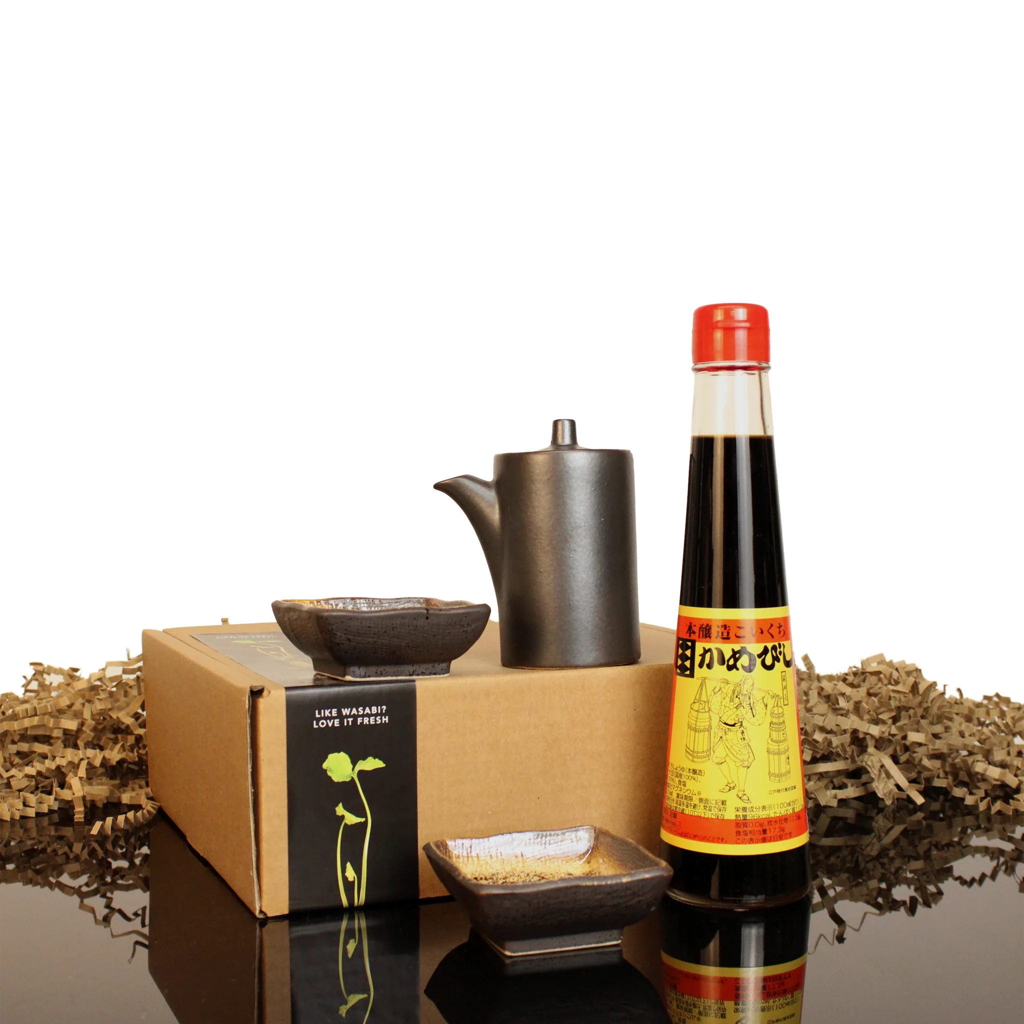 2 Year Aged Soy Sauce with Pourer & Serving Dishes
