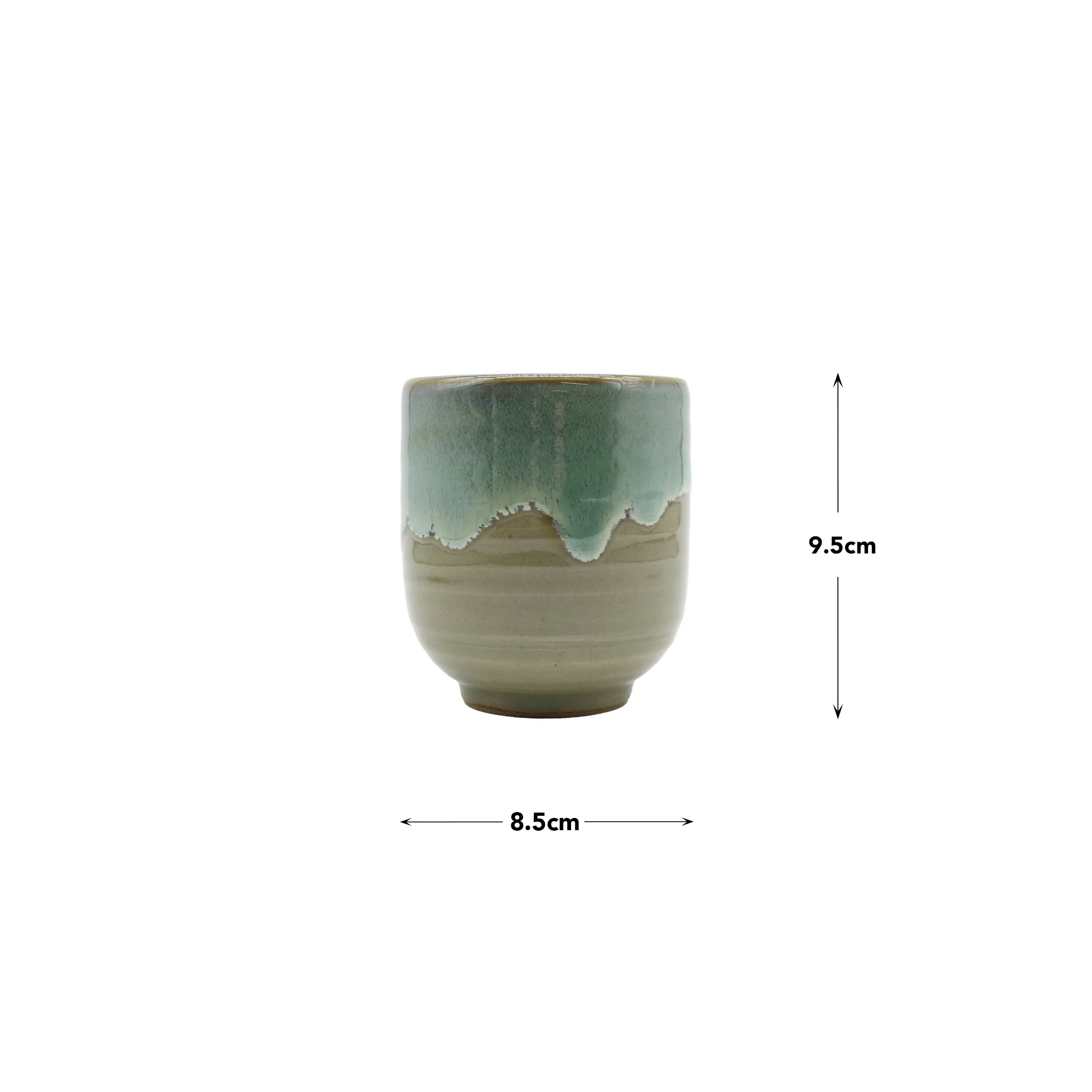 Tea Mug - Aqua Drip - Image 2