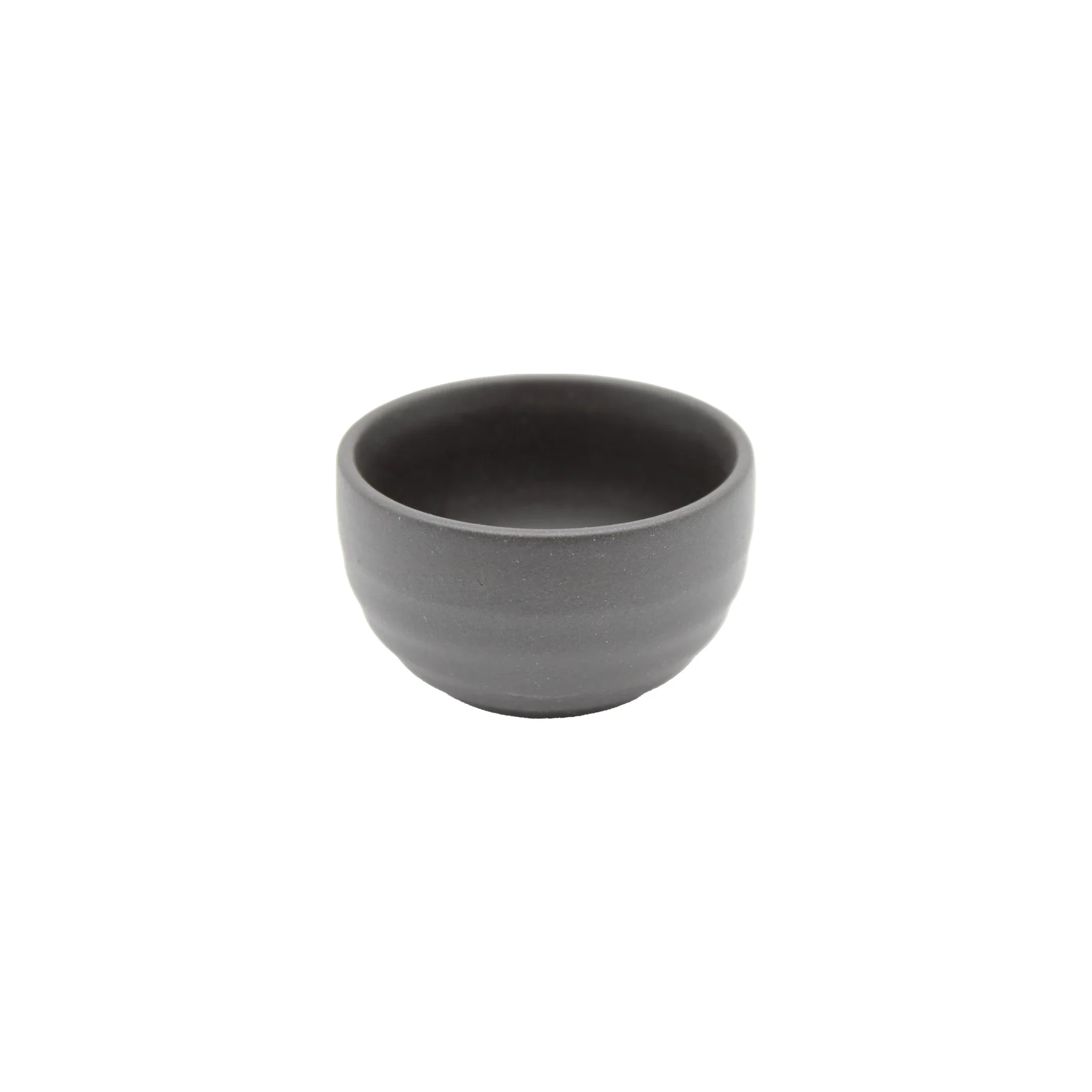 Sake Cup - Black Bizen