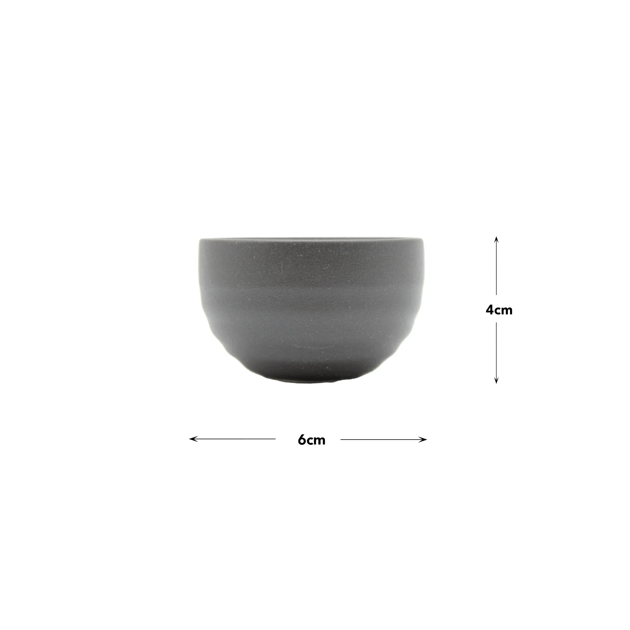 Sake Cup - Black Bizen - Image 2
