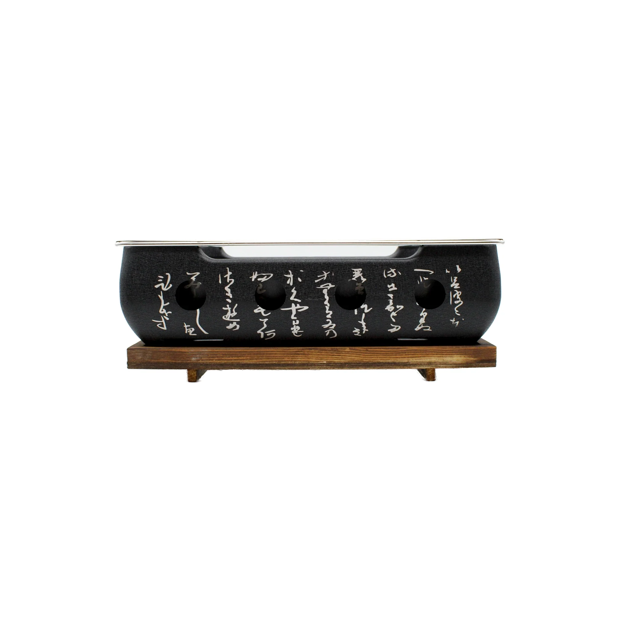 Black Aluminium Konro Grill - 36cm - Image 4