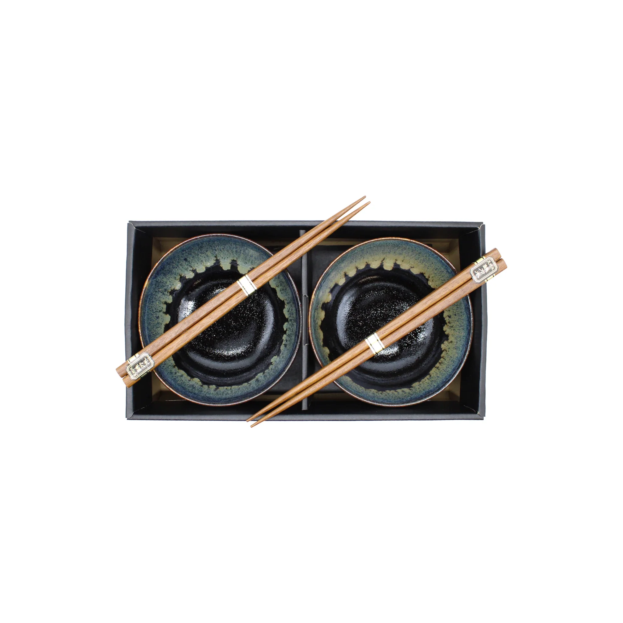 Black Cascade Bowls Gift Set - Image 2