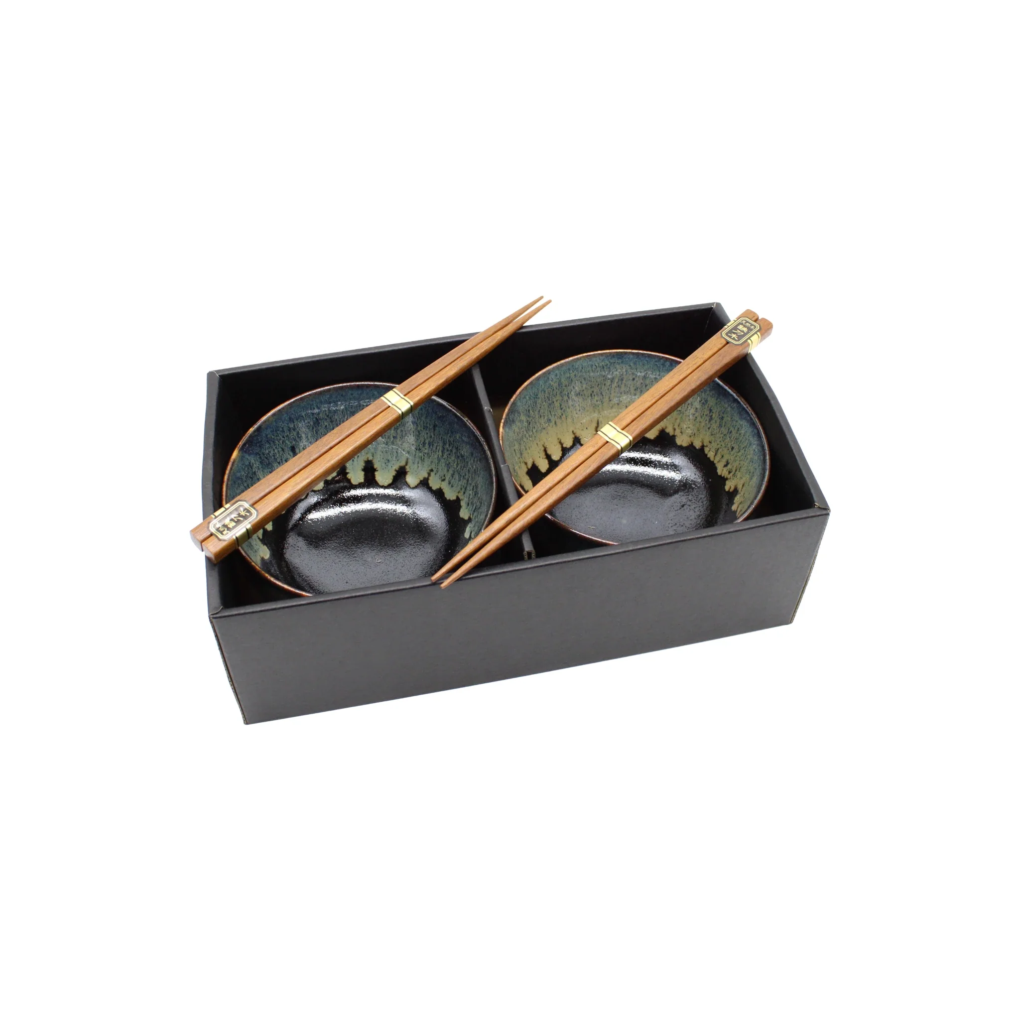 Black Cascade Bowls Gift Set - Image 3