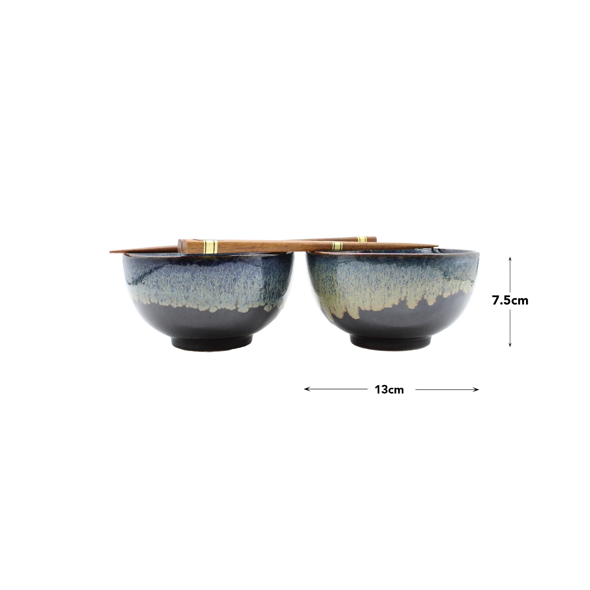 Black Cascade Bowls Gift Set - Image 5