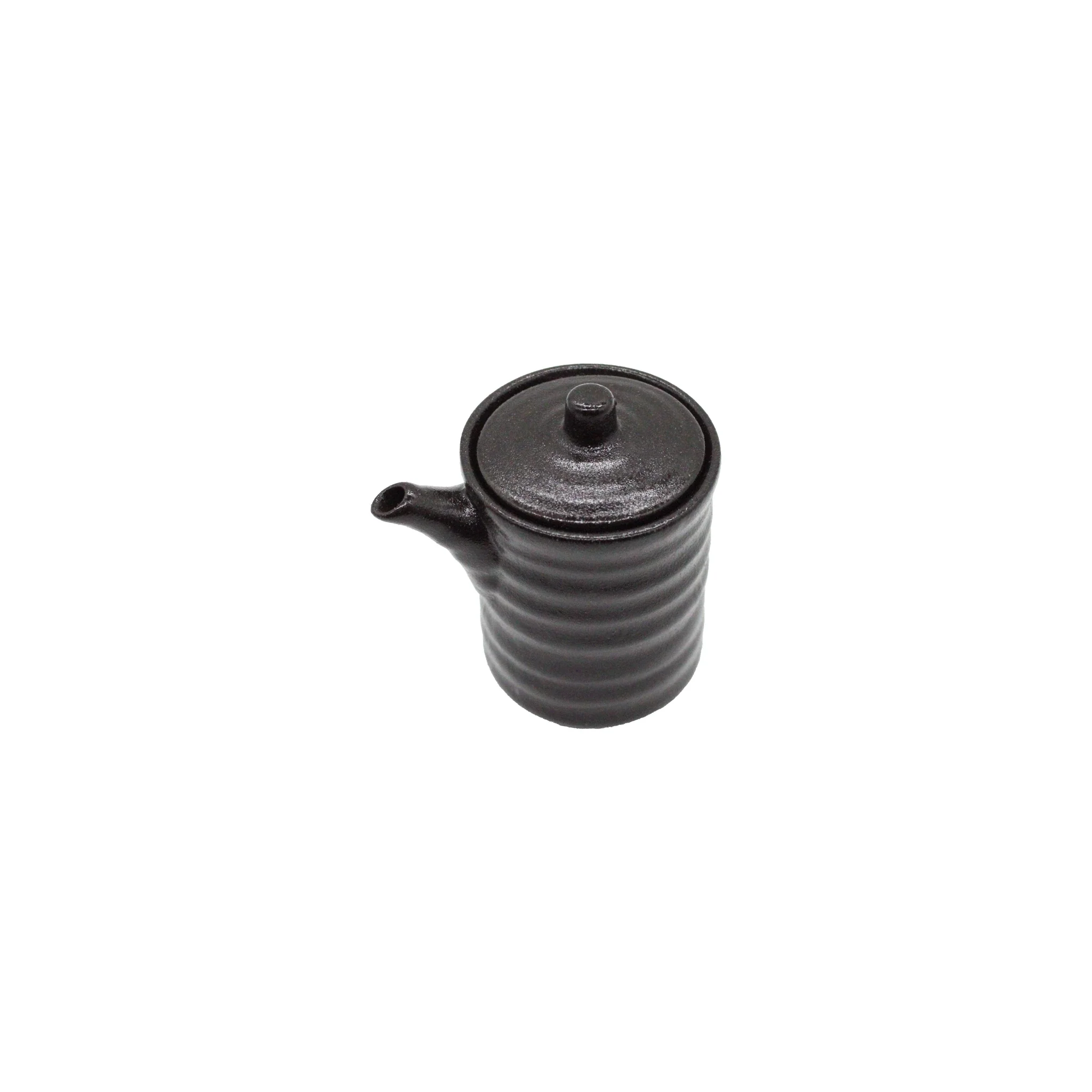 Soy Sauce Pourer - Black Ribbed - Image 3