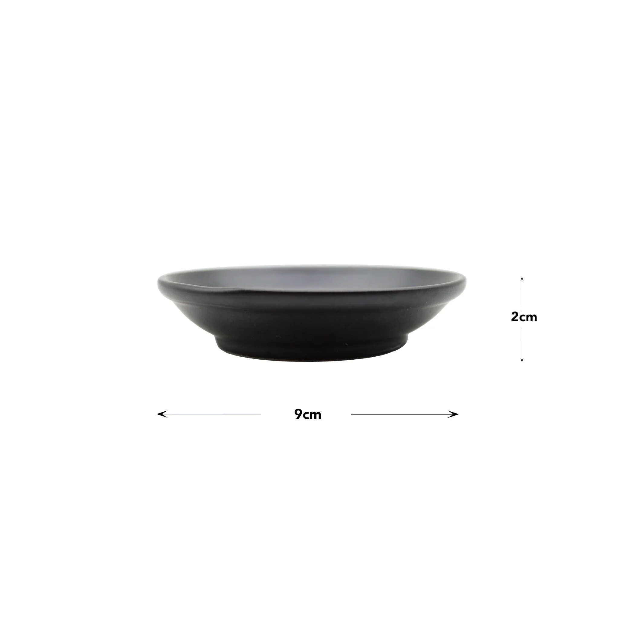 Soy Sauce Dish - Matt Black - Image 2
