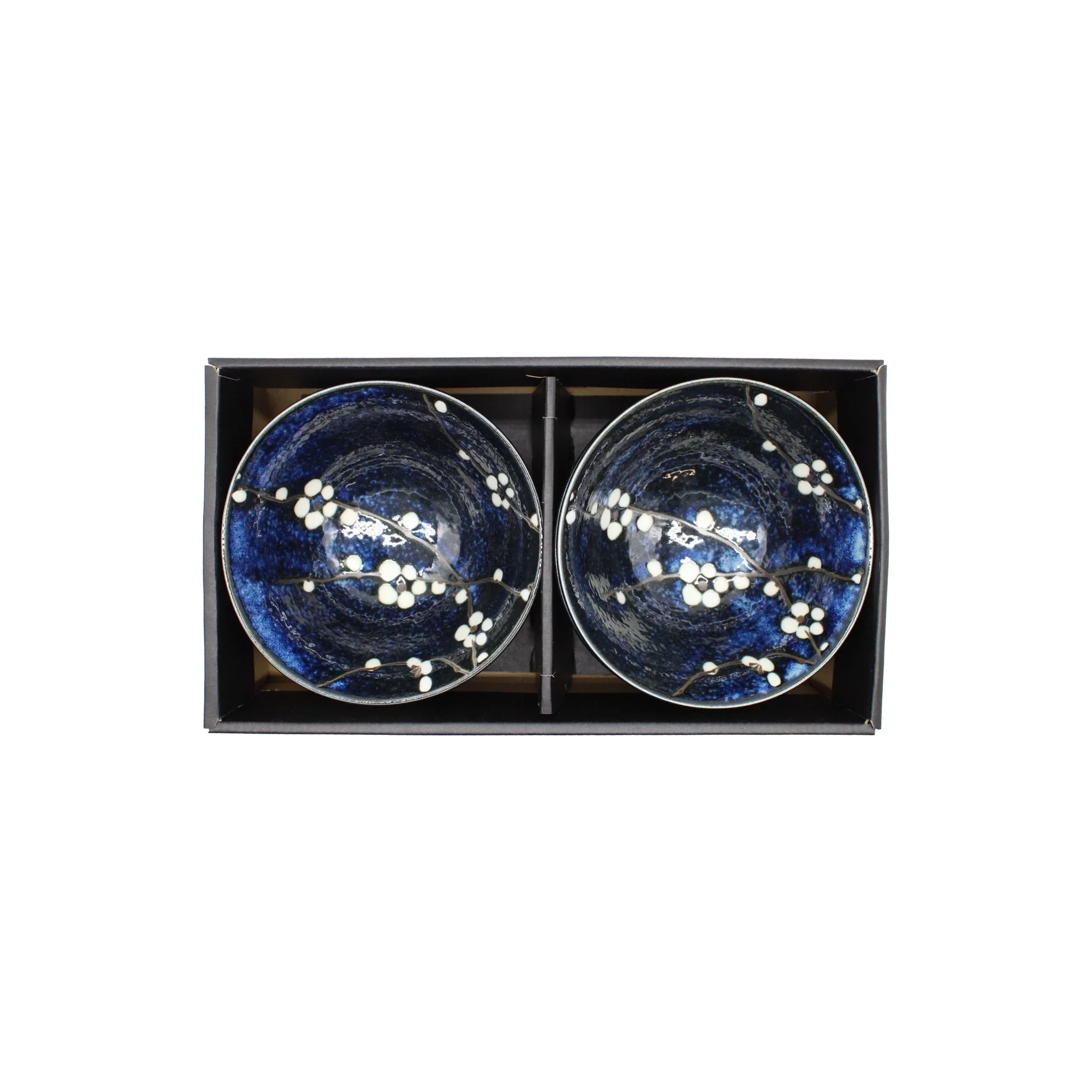 Blue Cherry Blossom Rice Bowl Gift Set - Image 2