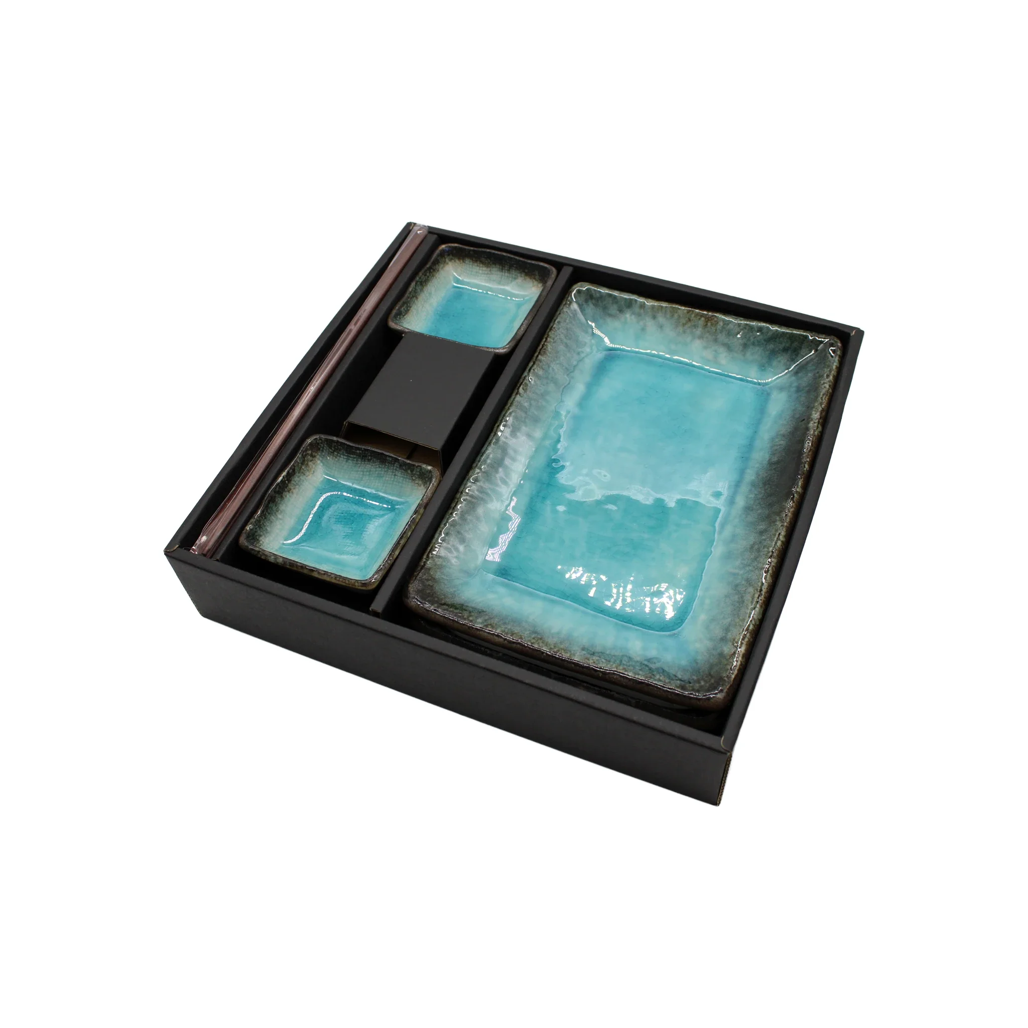 Sushi Gift Set - Sky Blue and Black