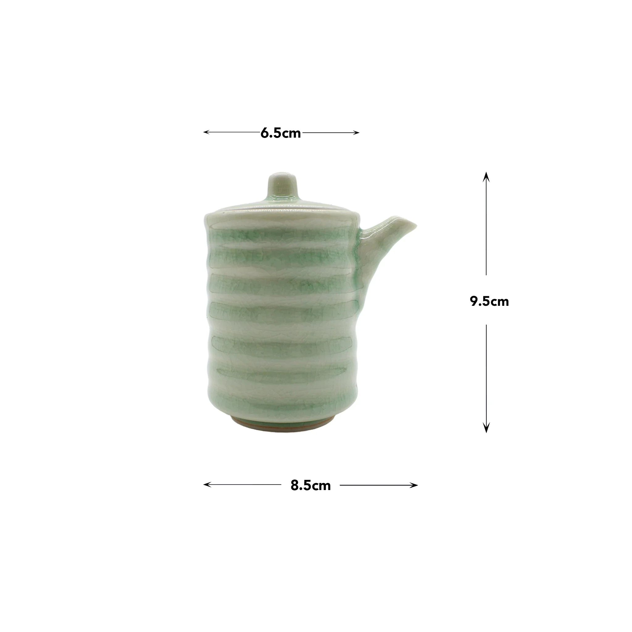 Soy Sauce Pourer - Celadon Ribbed - Image 3