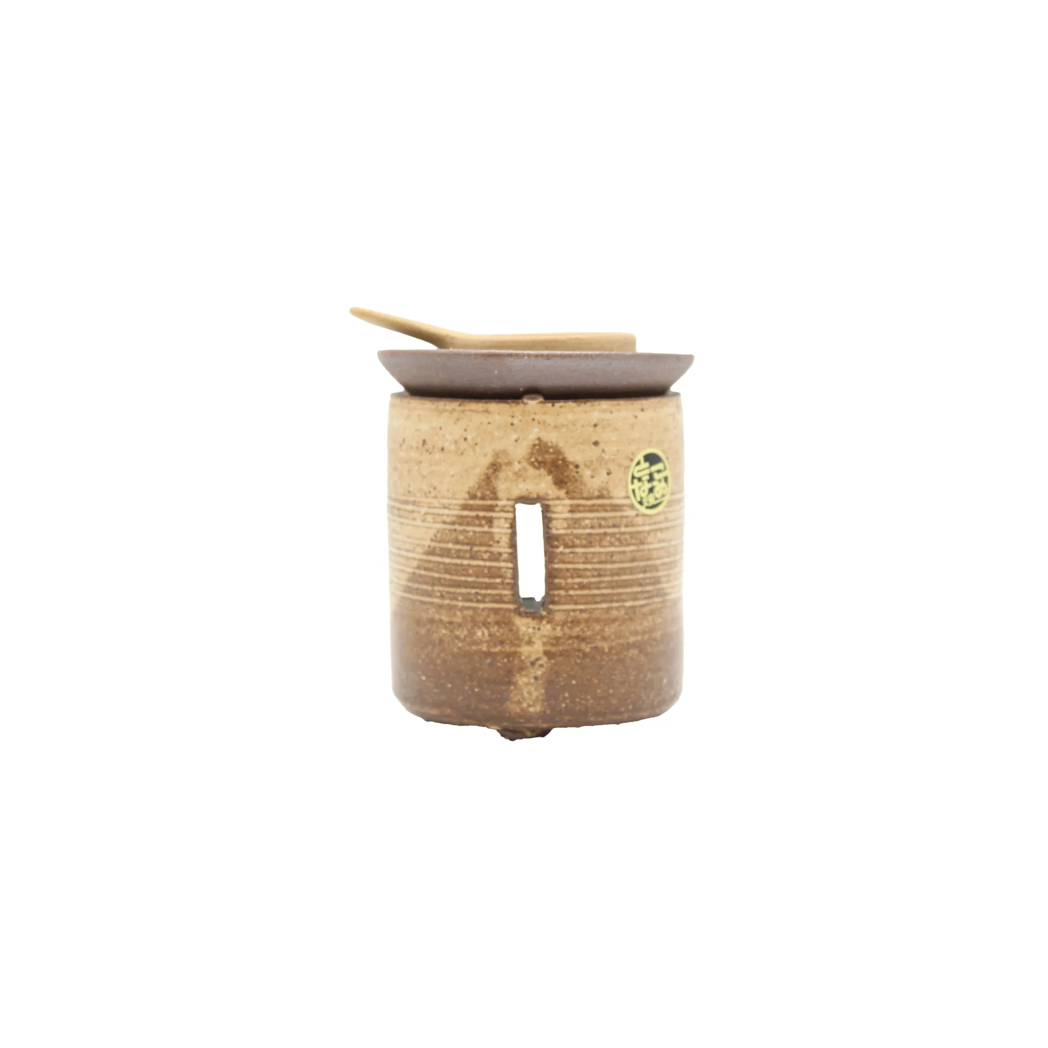 Chakouro Rustic Brown Japanese Tea Burner - Image 3