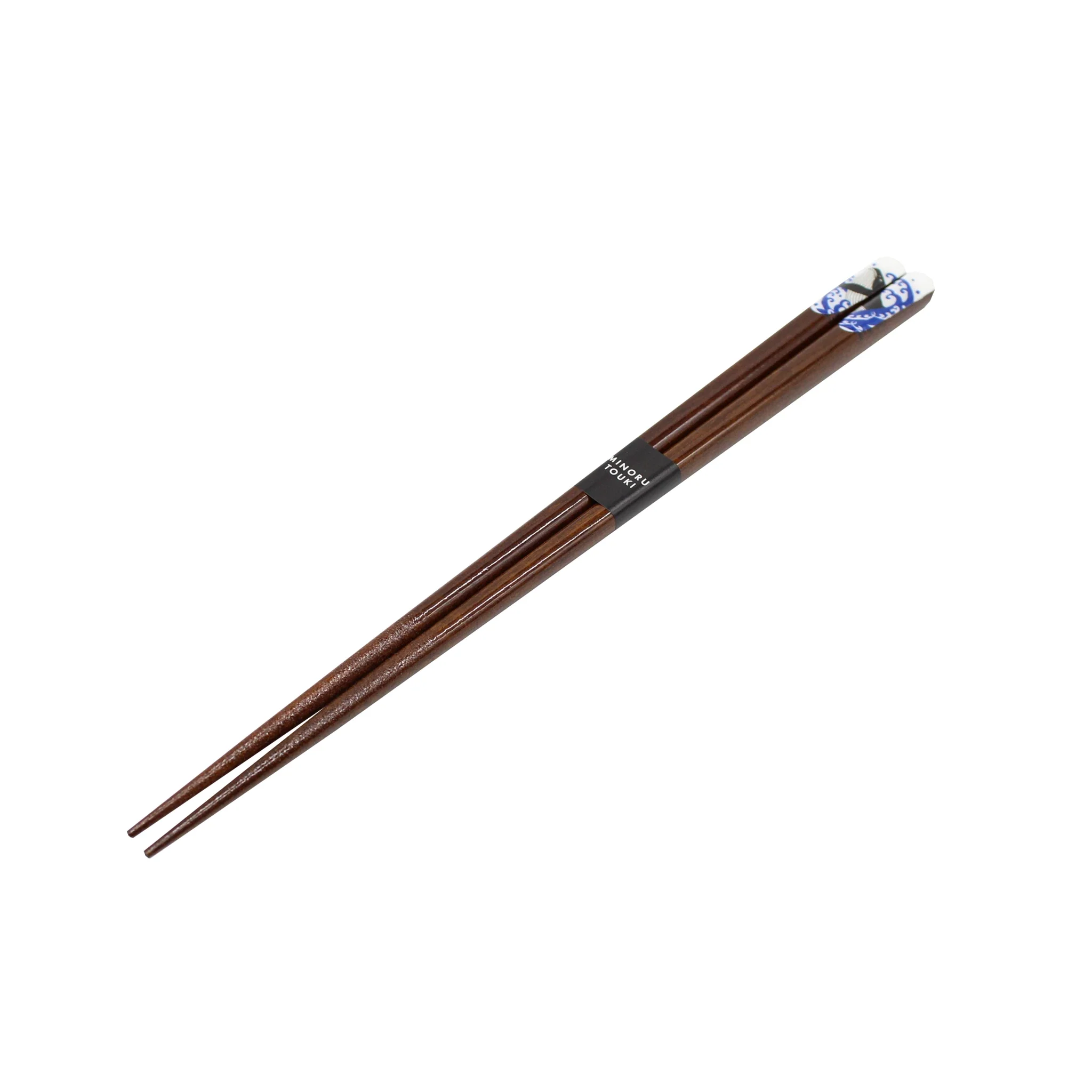 Chopsticks - Dark wood with Whale Design