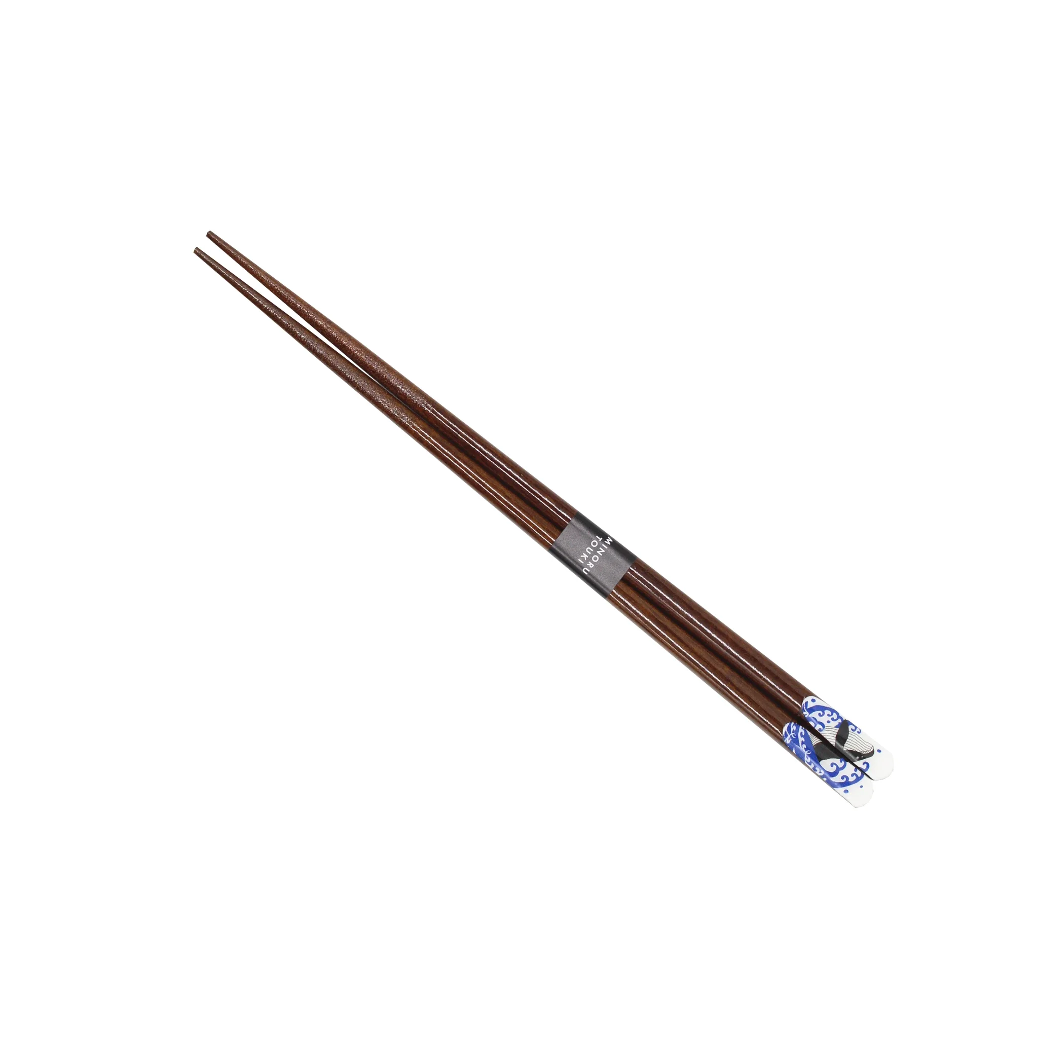 Chopsticks - Dark wood with Whale Design - Image 3