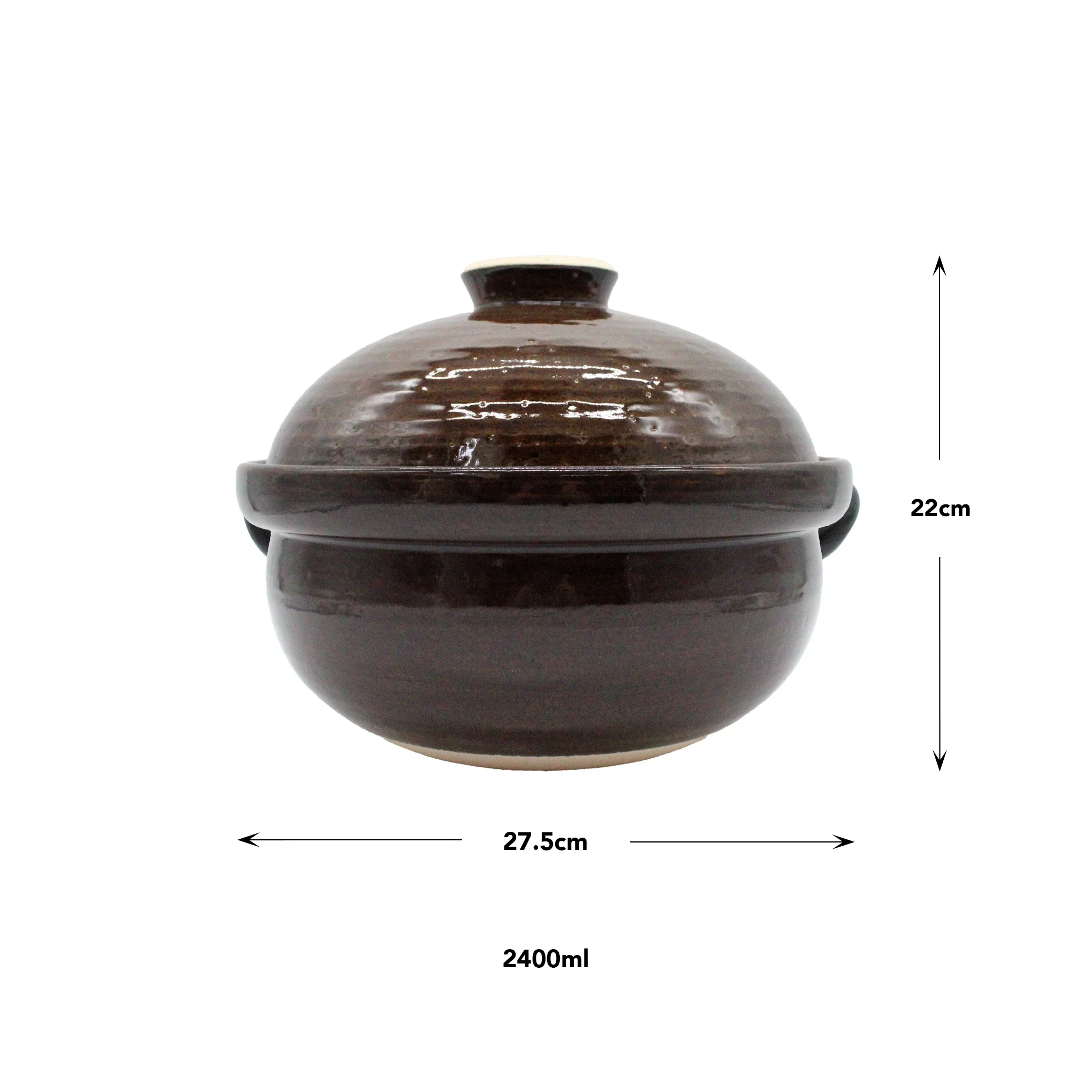 Ibushi Gin Clay Smoking Pot - Earthy Brown - Image 10
