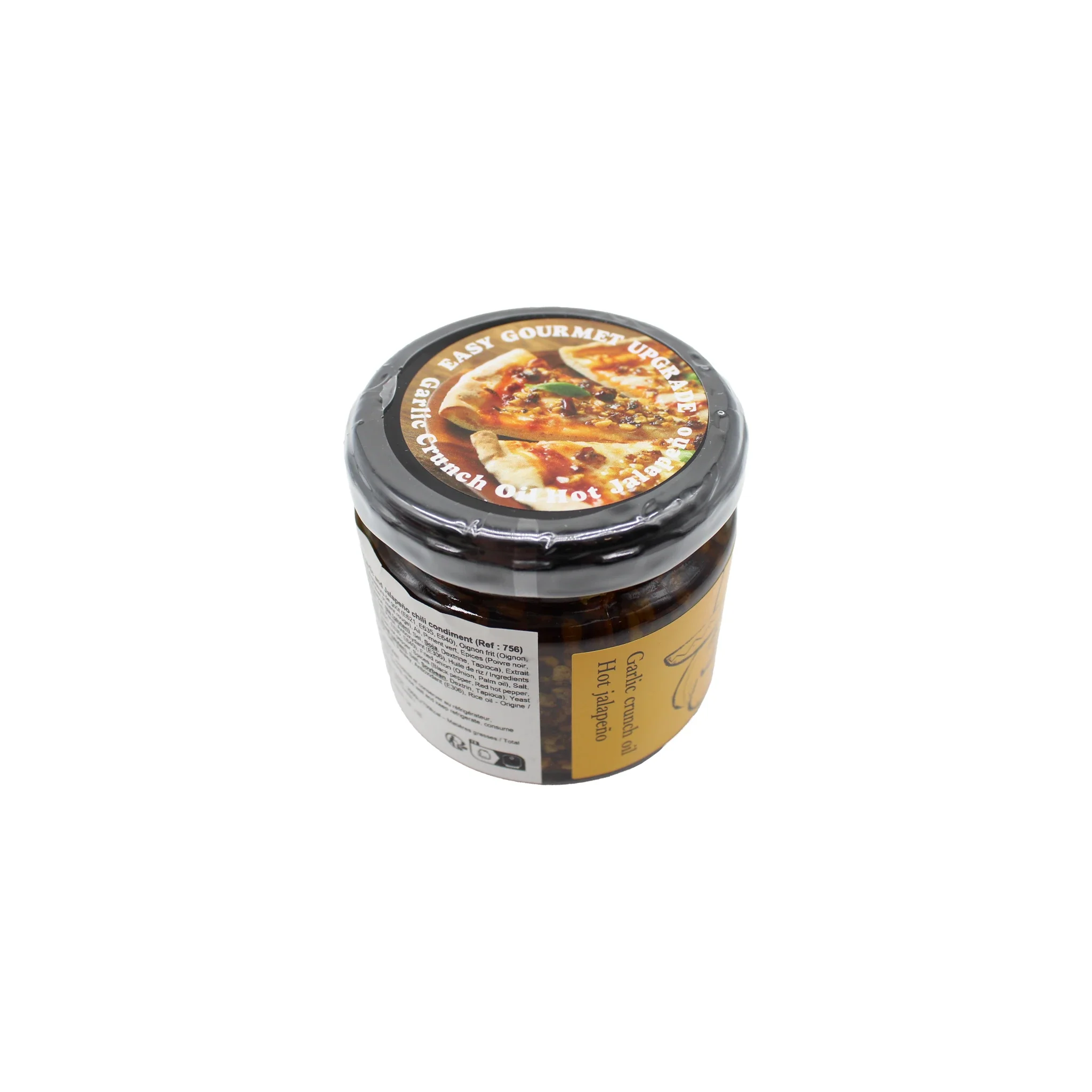 Crispy Garlic & Hot Jalapeno Chilli Condiment - 110g - Image 4