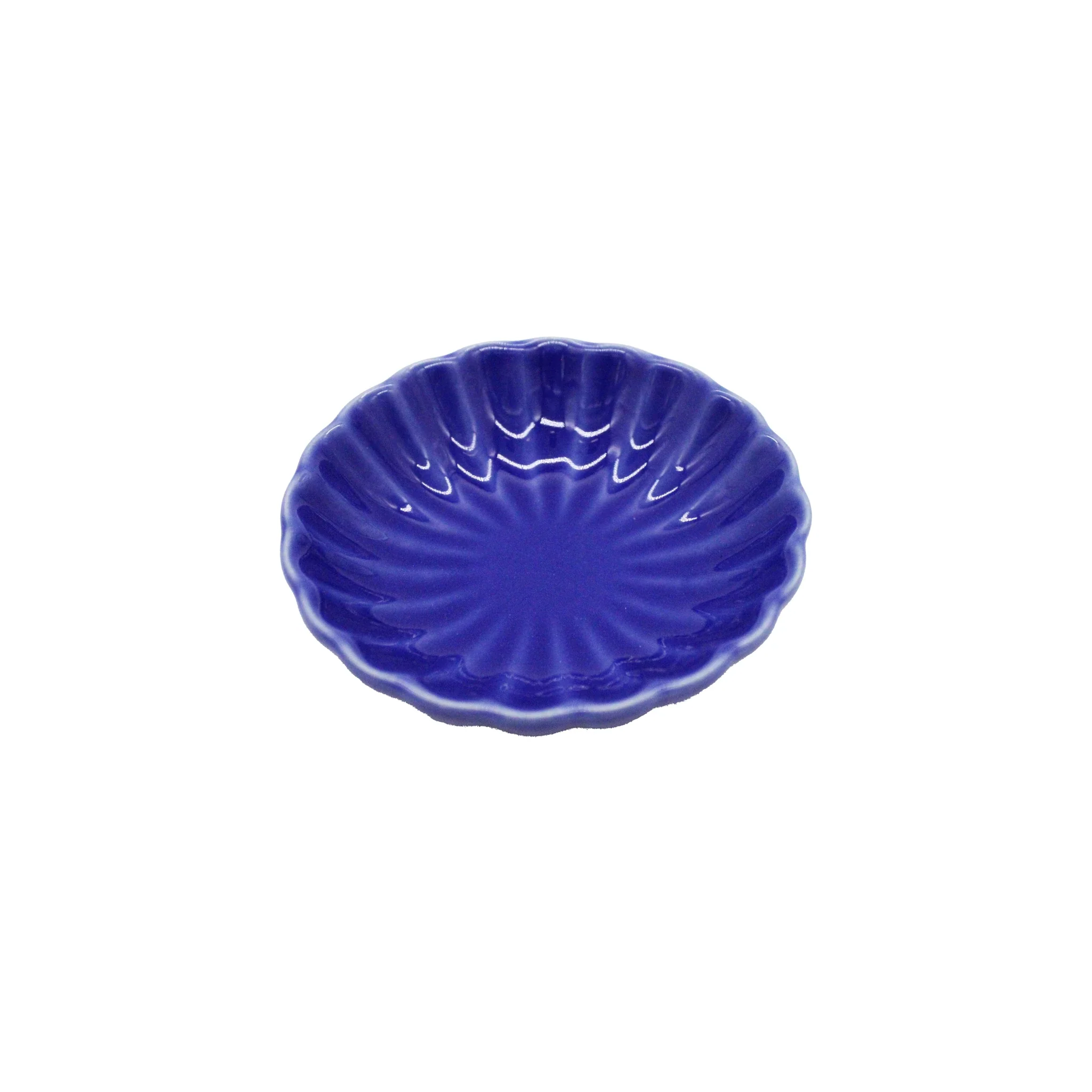 Soy Sauce Dish - Chrysanthemum Blue - Image 4