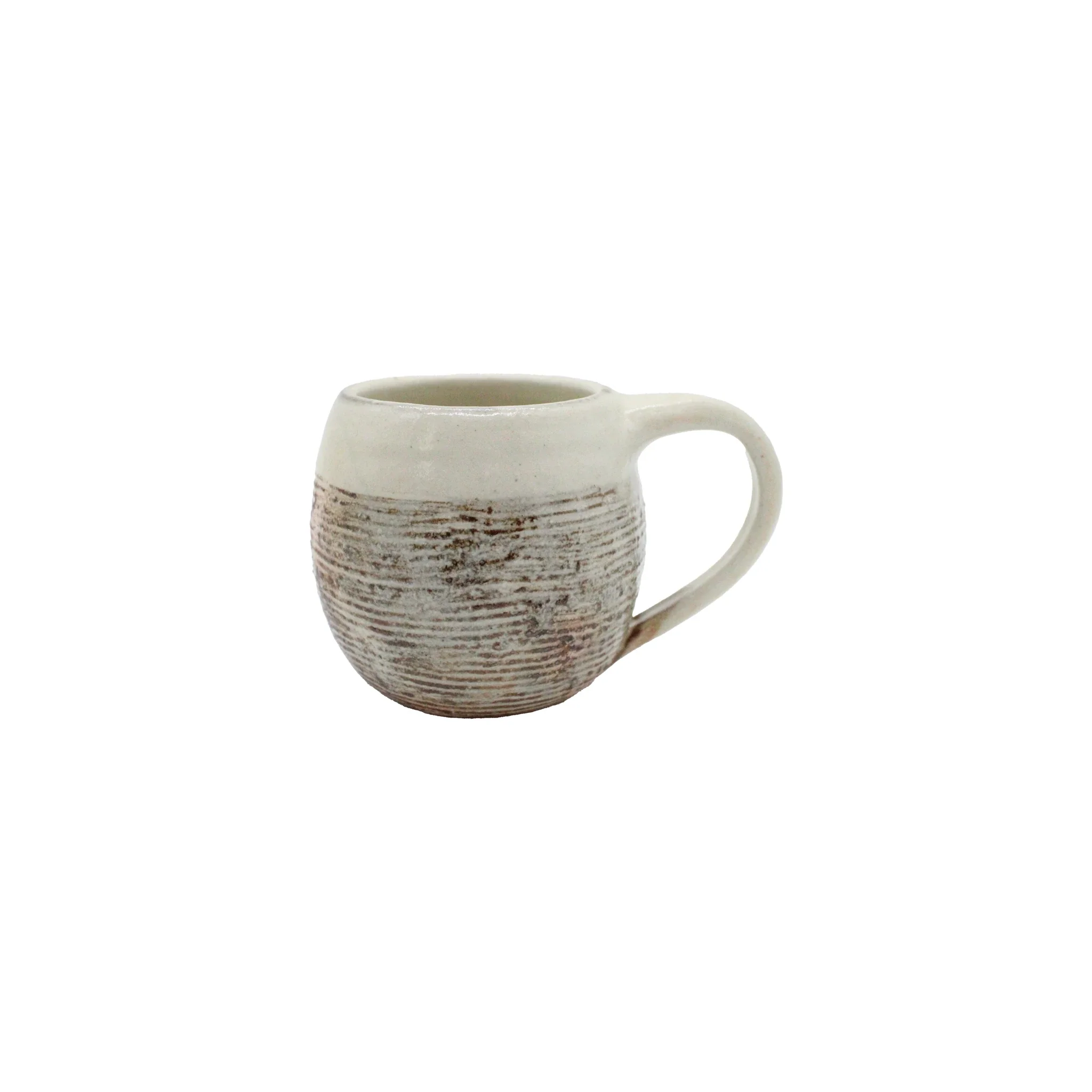 Tea Mug with Handle - Fuchiara Carved - Image 4