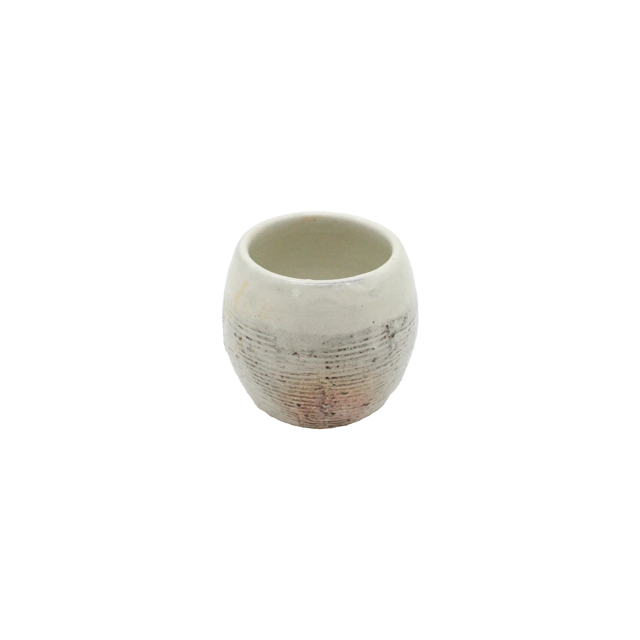 Tea Mug - Egg Shape Fuchiara Carved