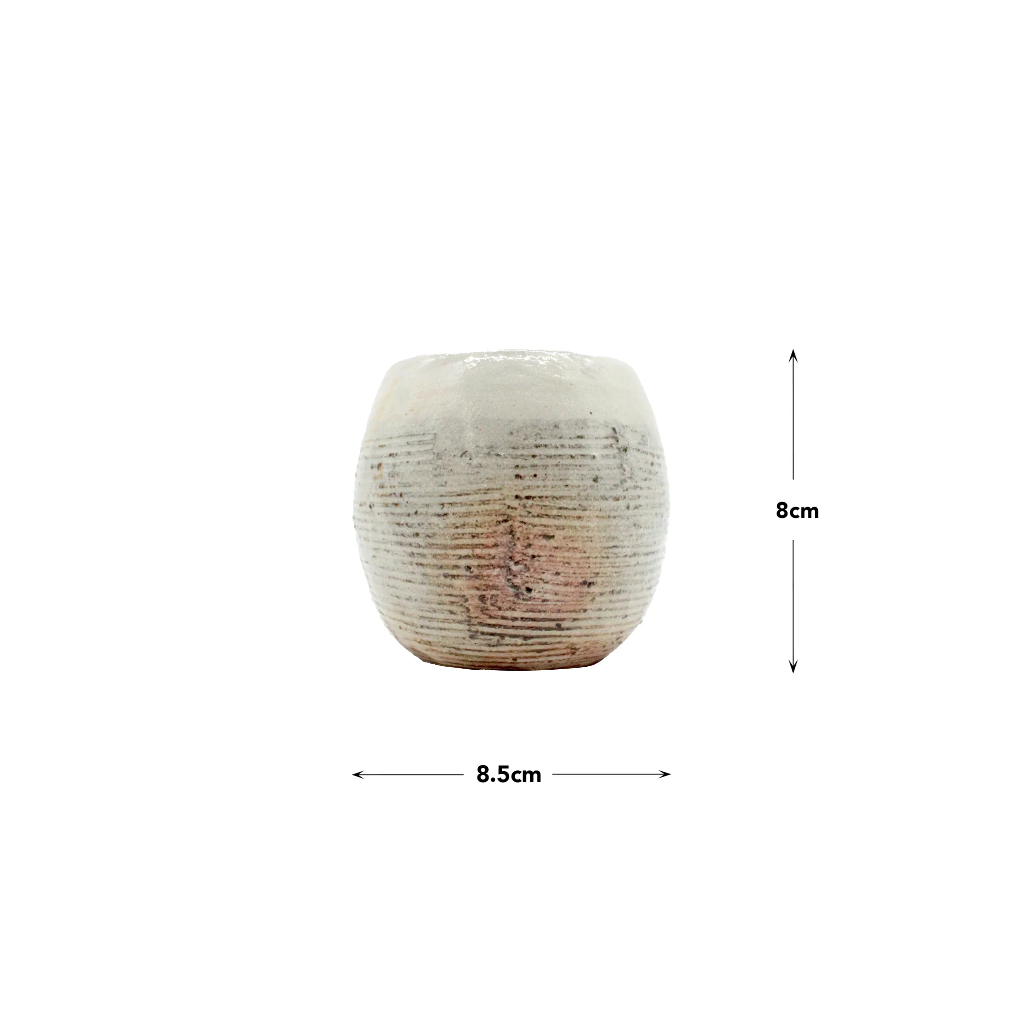 Tea Mug - Egg Shape Fuchiara Carved - Image 2
