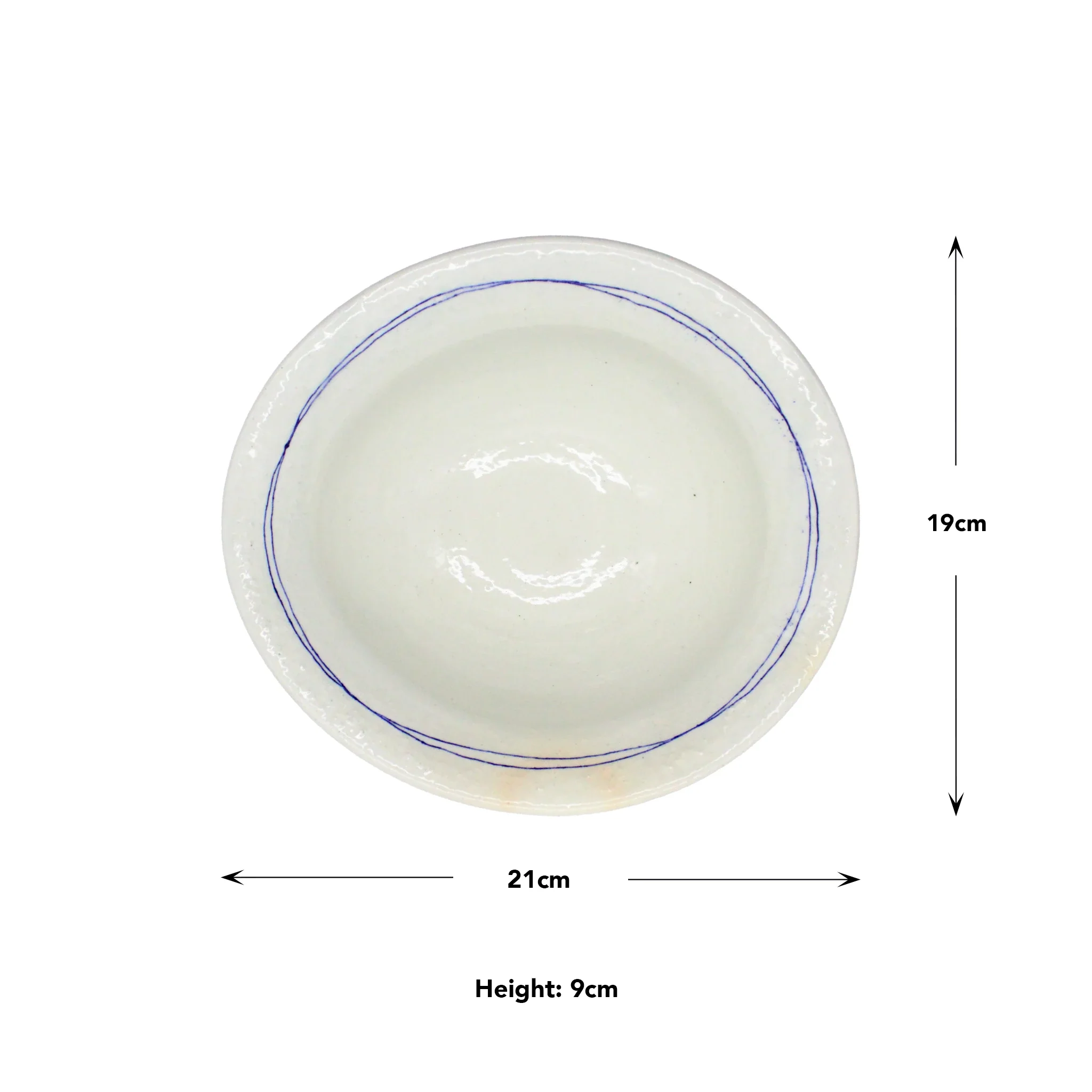 Serving Bowl - Gothic Line Warped - Image 2