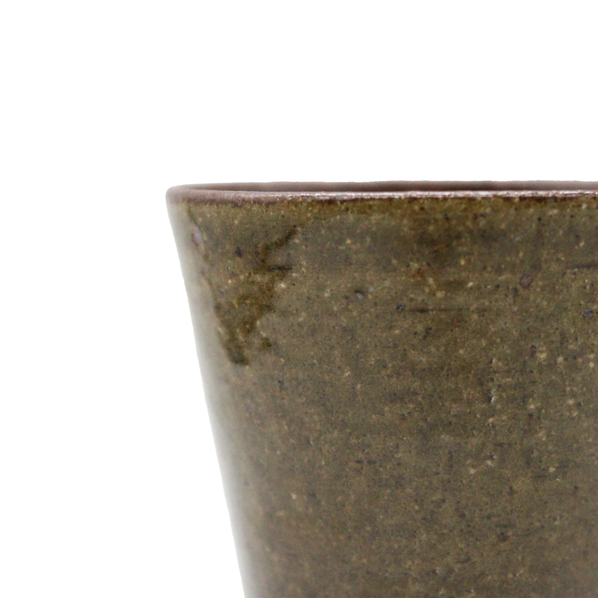 Iga Clay Beer Mug - Large Green - 250ml - Image 5