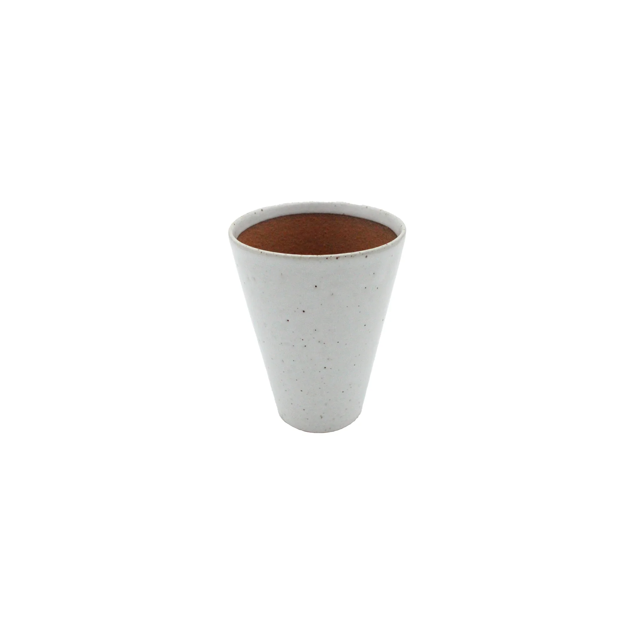 Iga Clay Beer Mug - Large White - 250ml