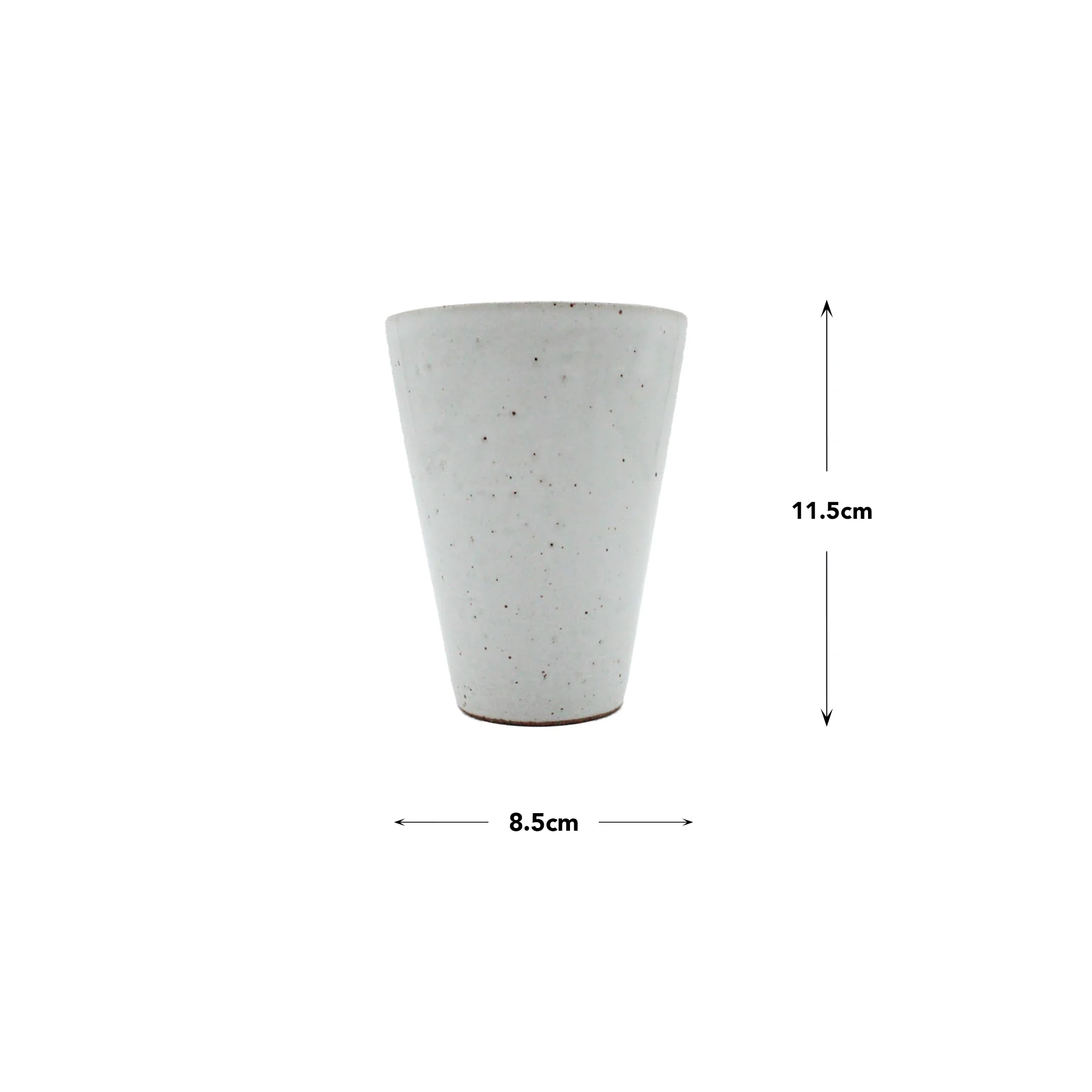 Iga Clay Beer Mug - Large White - 250ml - Image 3