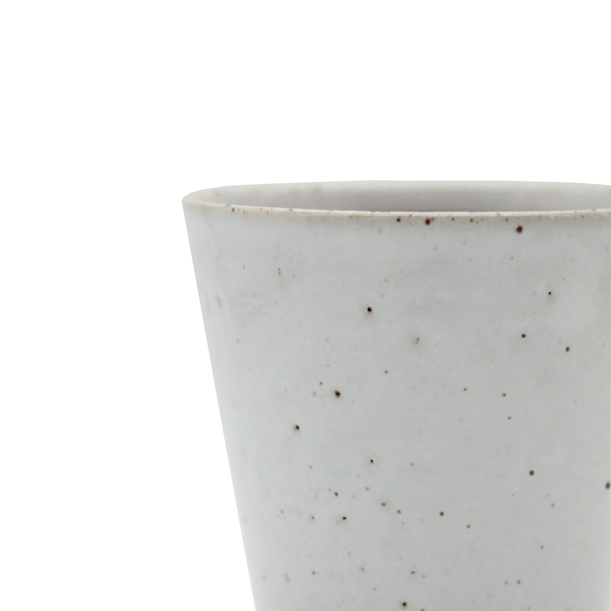 Iga Clay Beer Mug - Large White - 250ml - Image 5