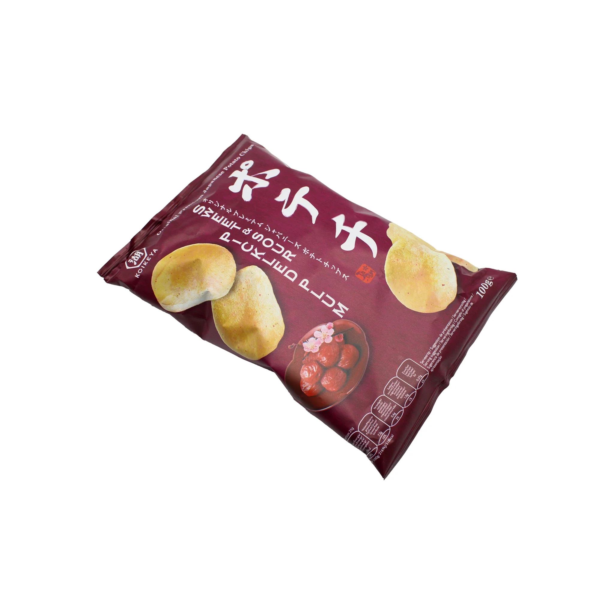 Japanese Crisps - Sweet & Sour Ume Plum 100g - Image 2