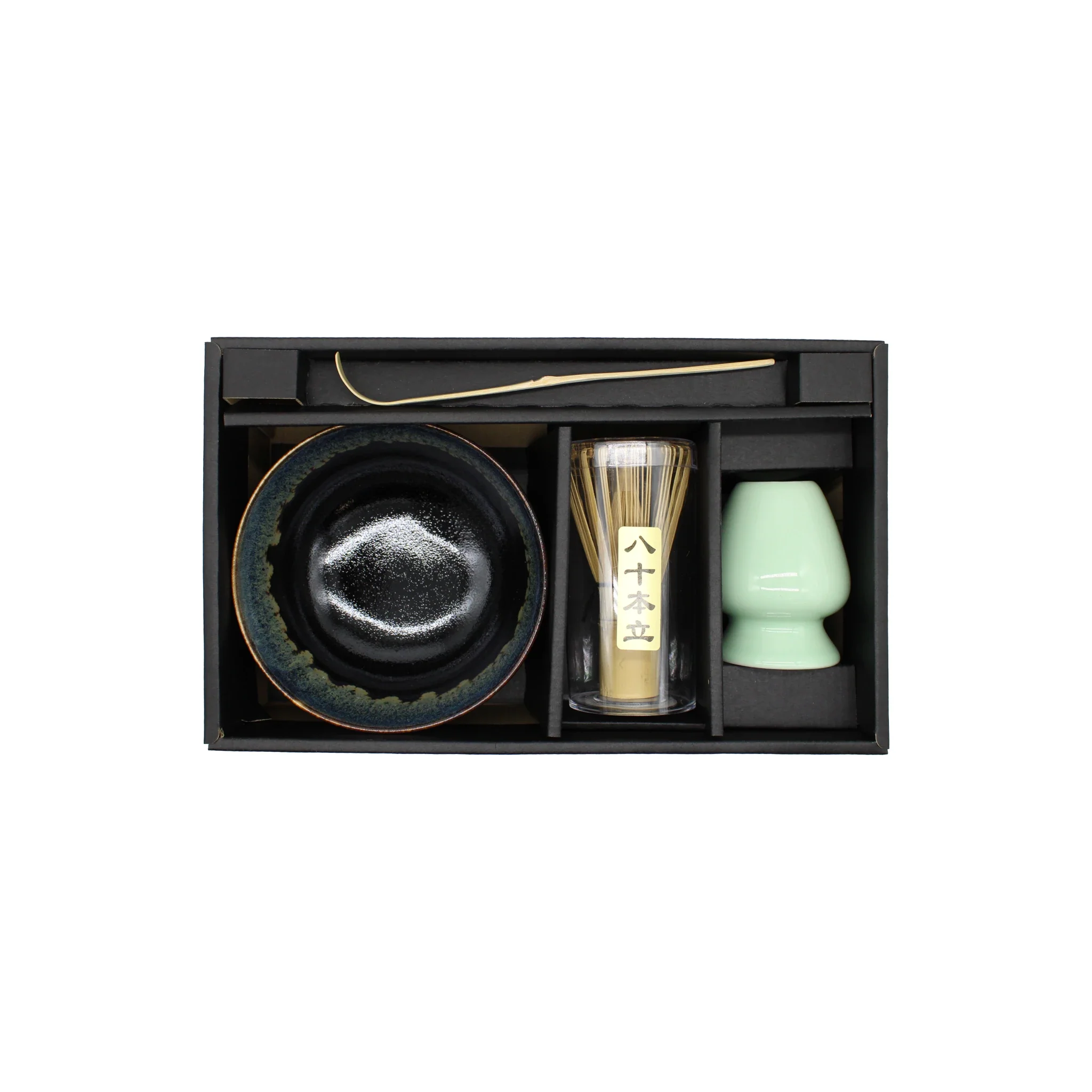 Matcha Tea Set - Black Cascade