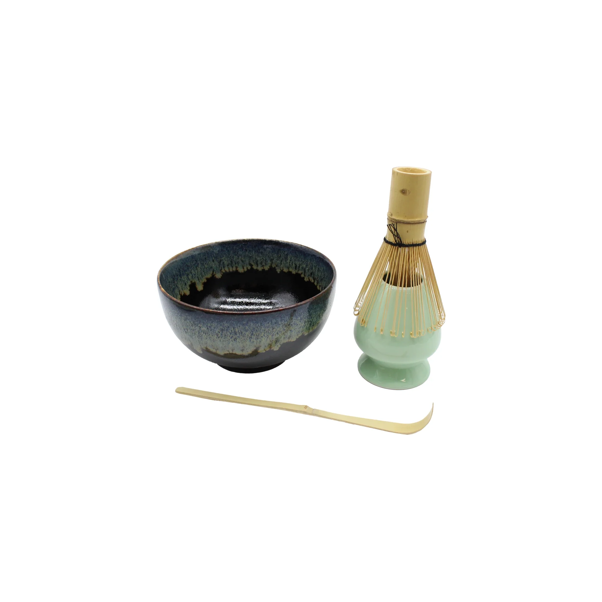 Matcha Tea Set - Black Cascade - Image 2