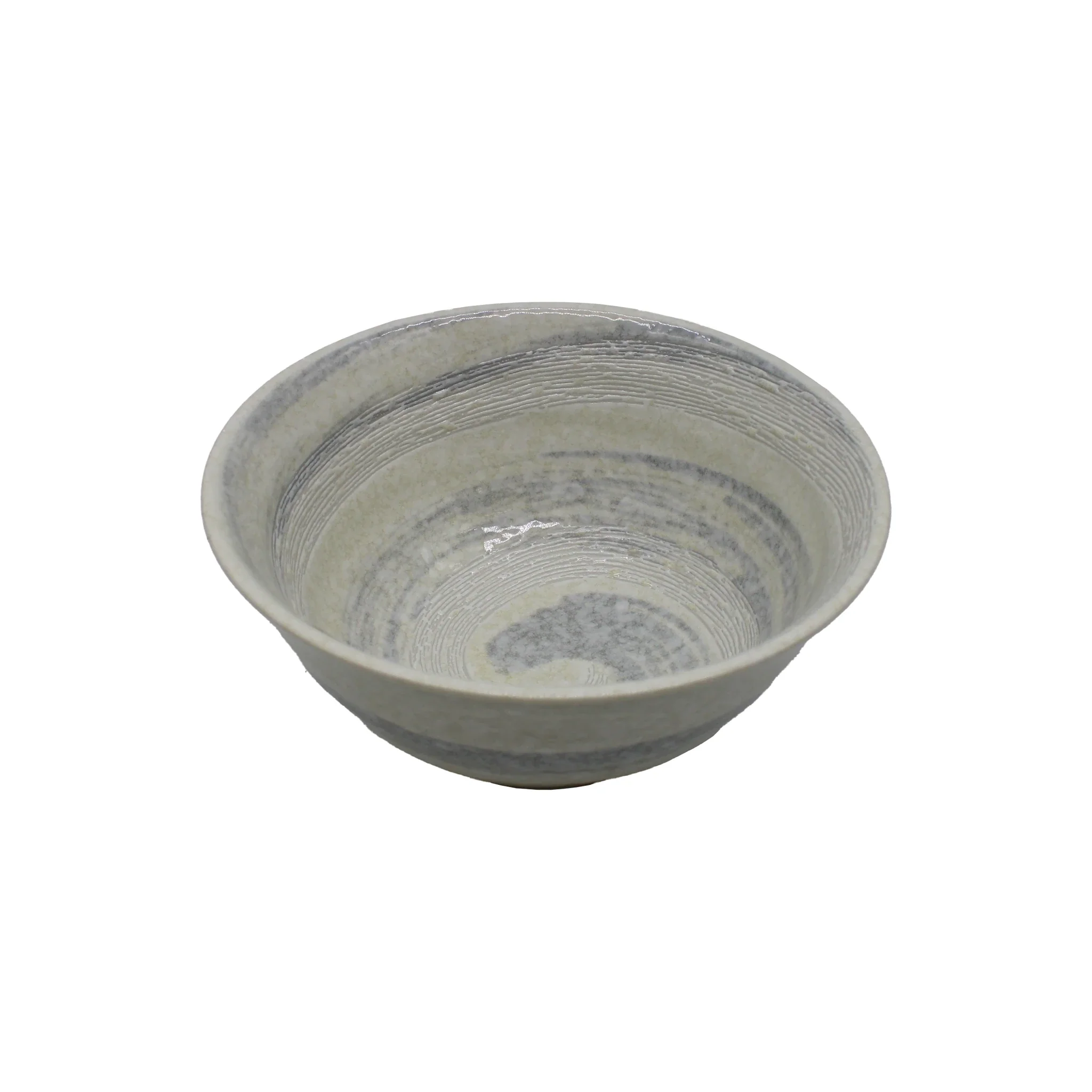 Ramen Bowl - Grey Swirl