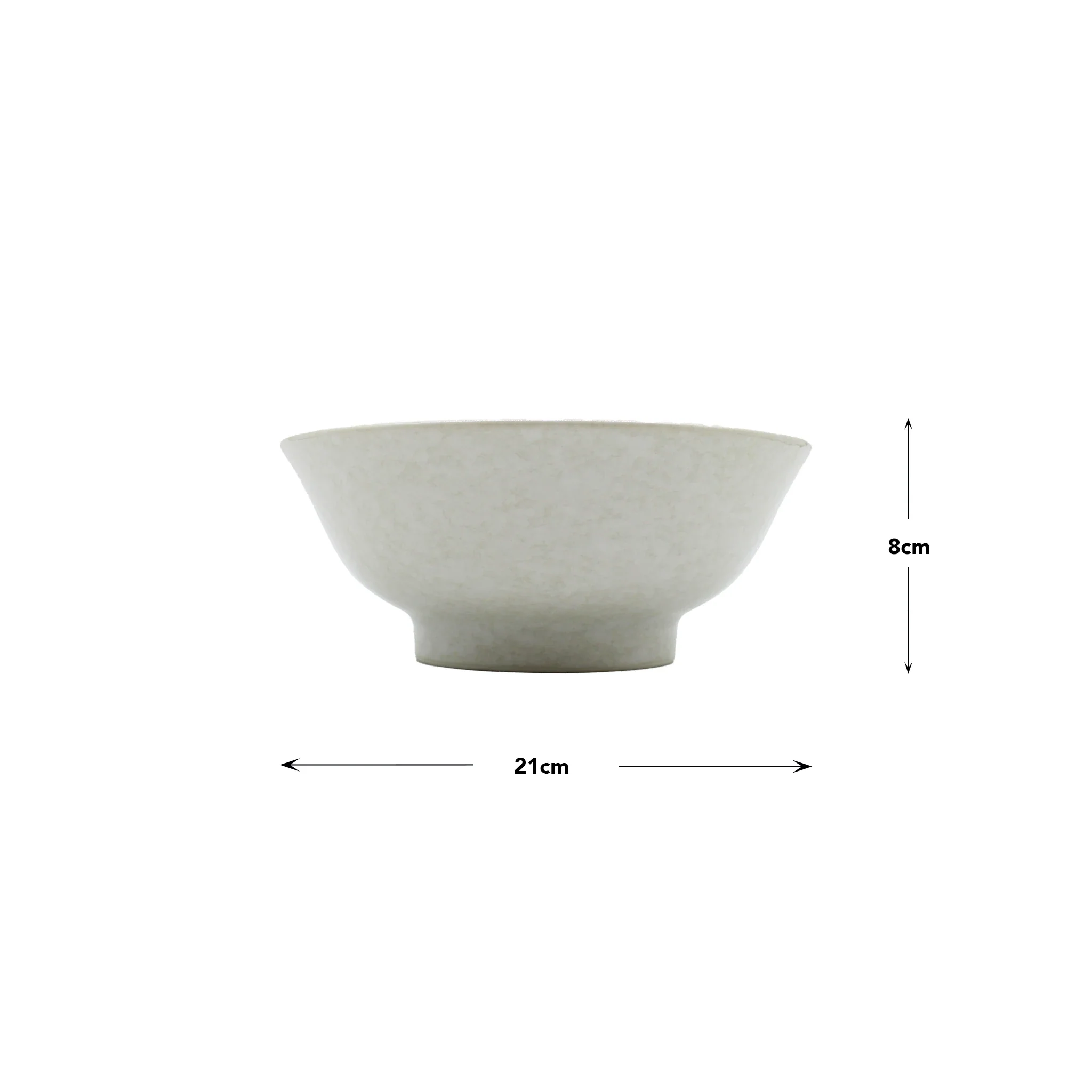 Ramen Bowl - White 'Seikaiha' Wave - Image 4