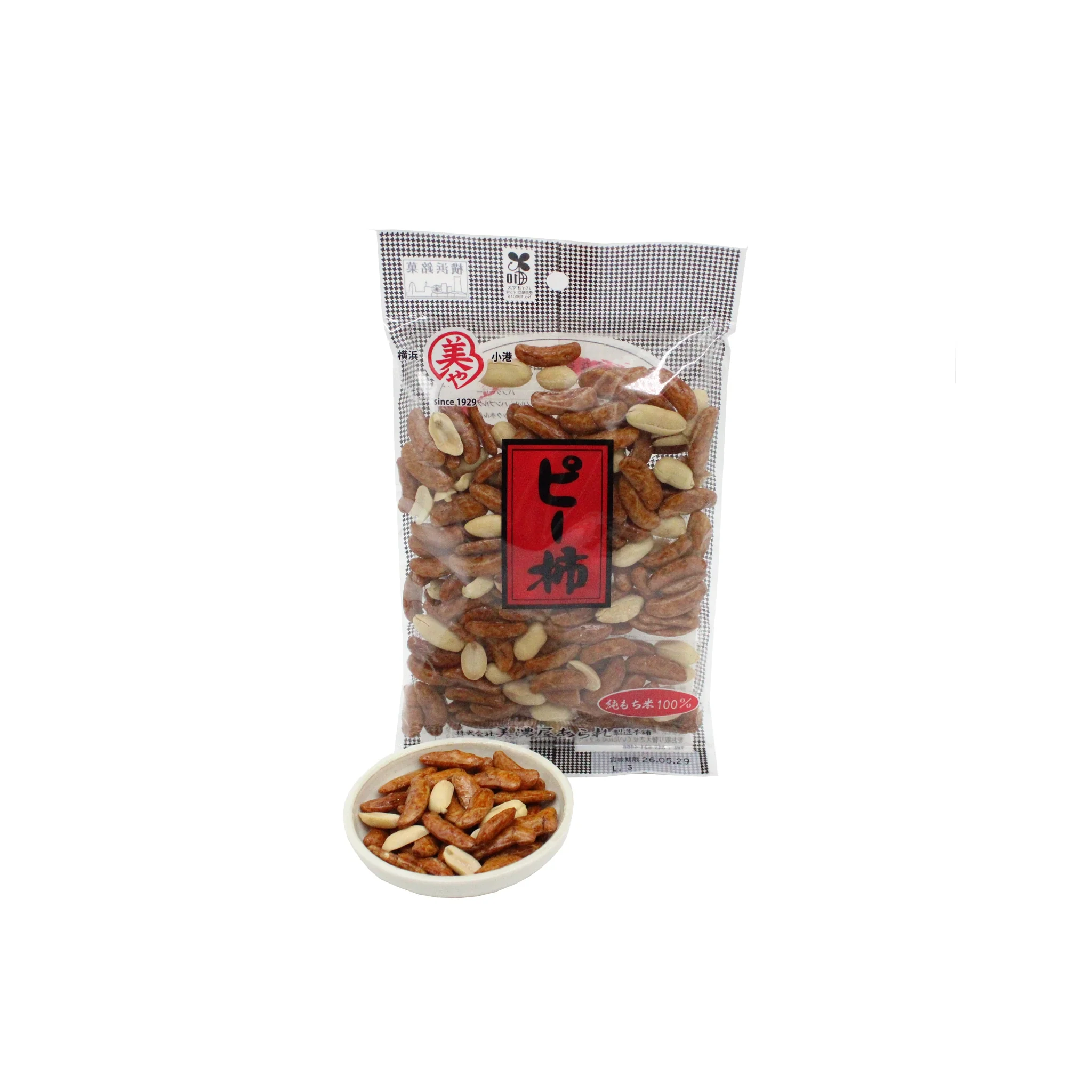 Japanese Rice Crackers - Pea Persimmon & Peanut 98g