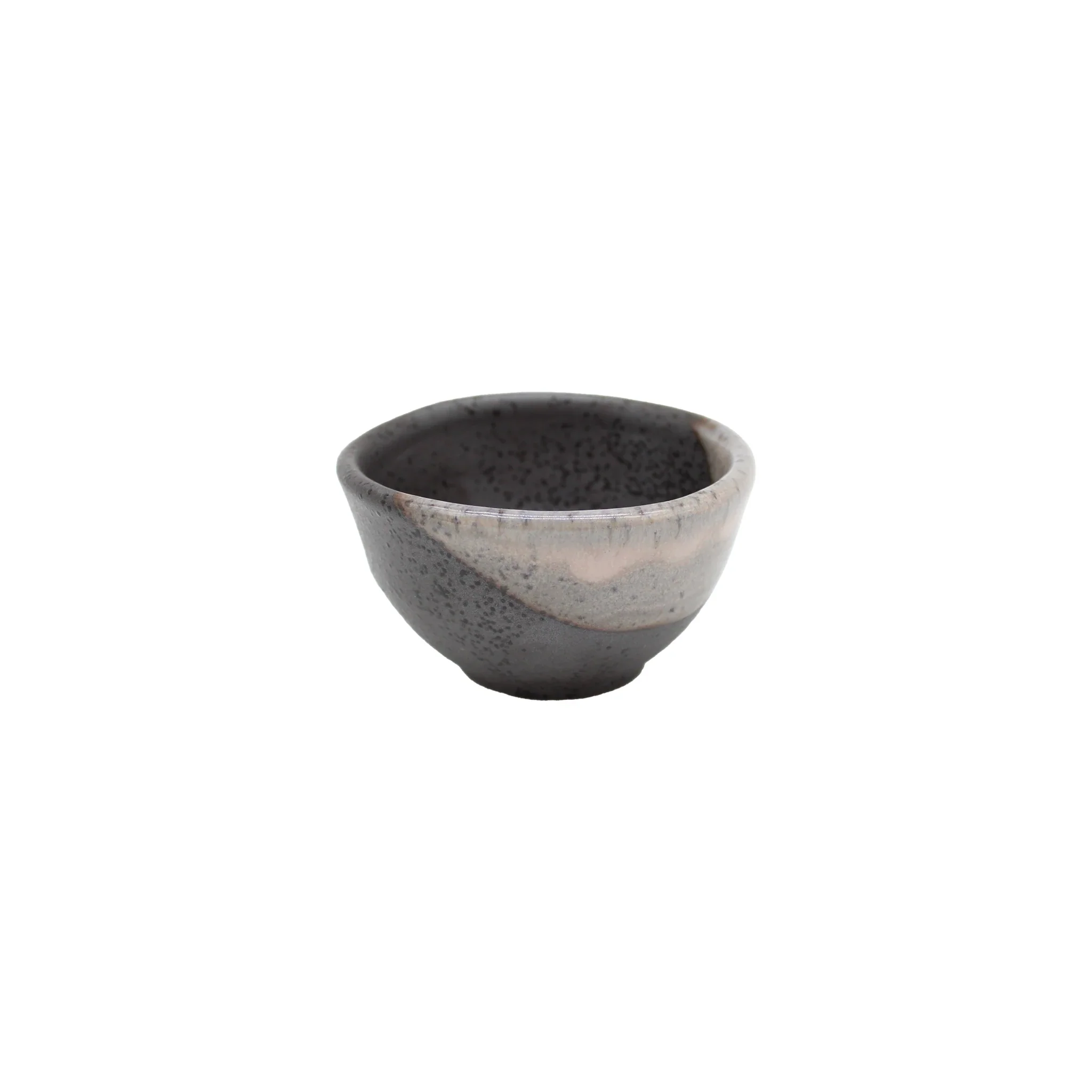 Sake Cup - Black & Sakura Pink