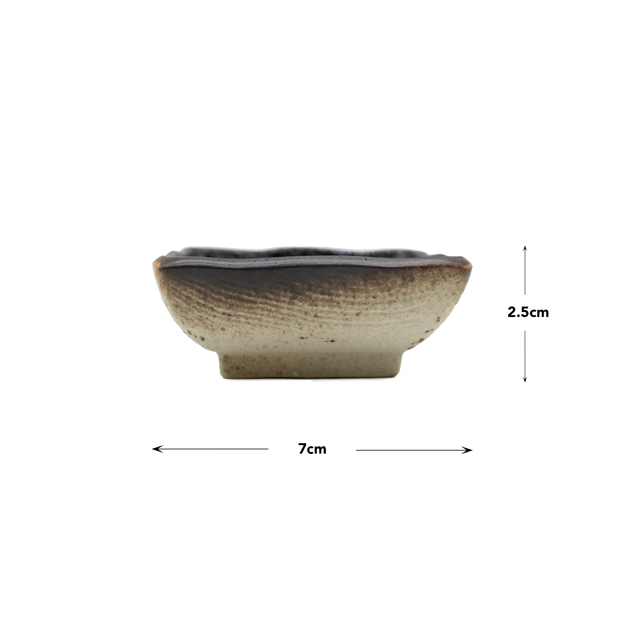 Soy Sauce Dish - Square in Turquoise Blue - Image 3