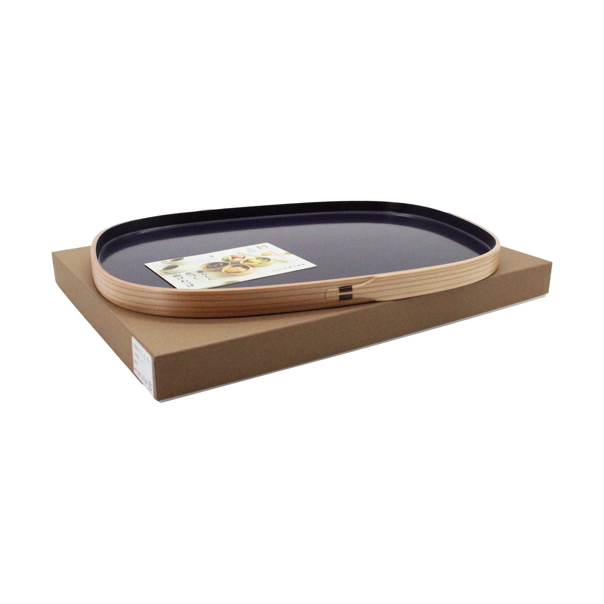 Wooden Serving Tray - Purple - Image 2