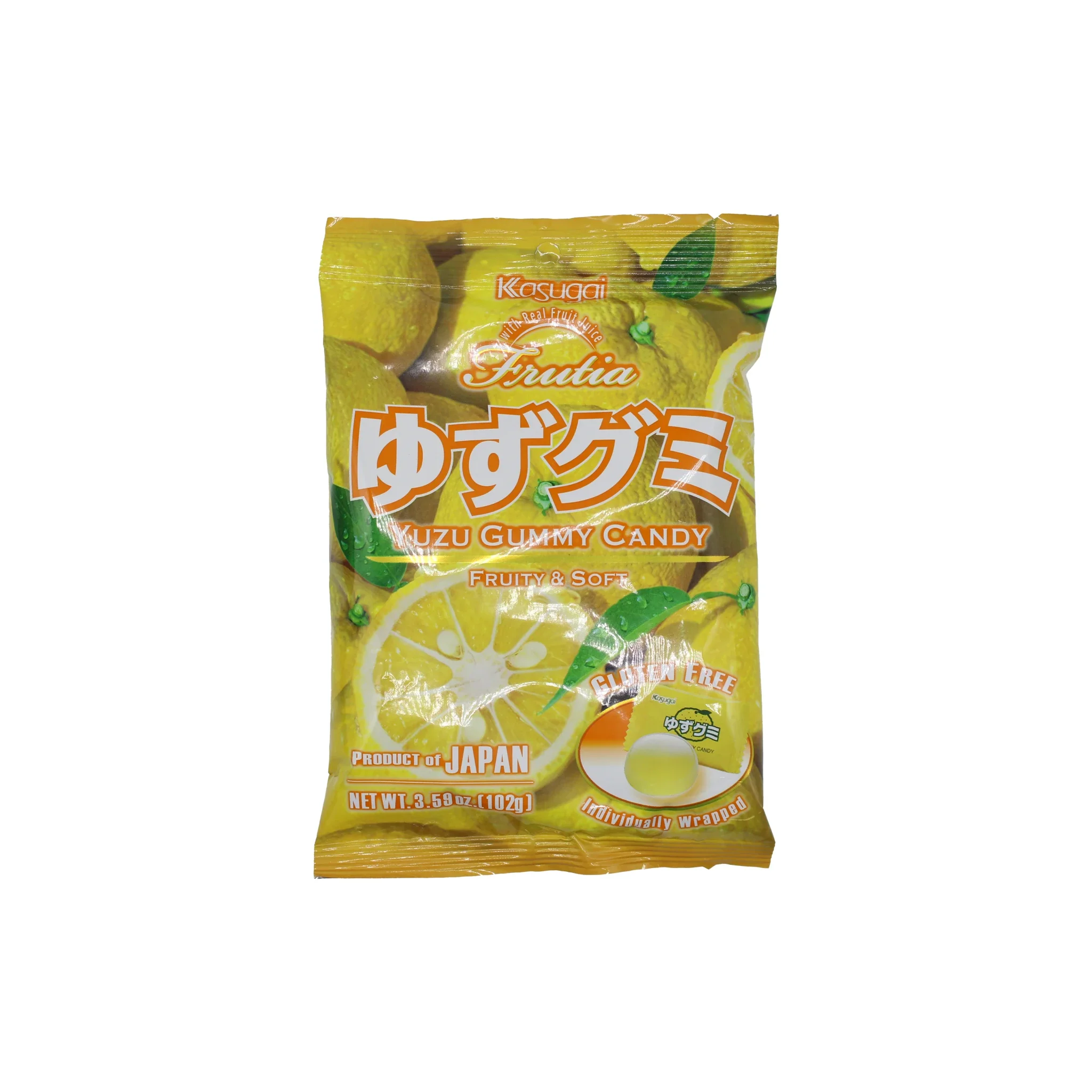 Kasugai - Yuzu Gummy Japanese Candy