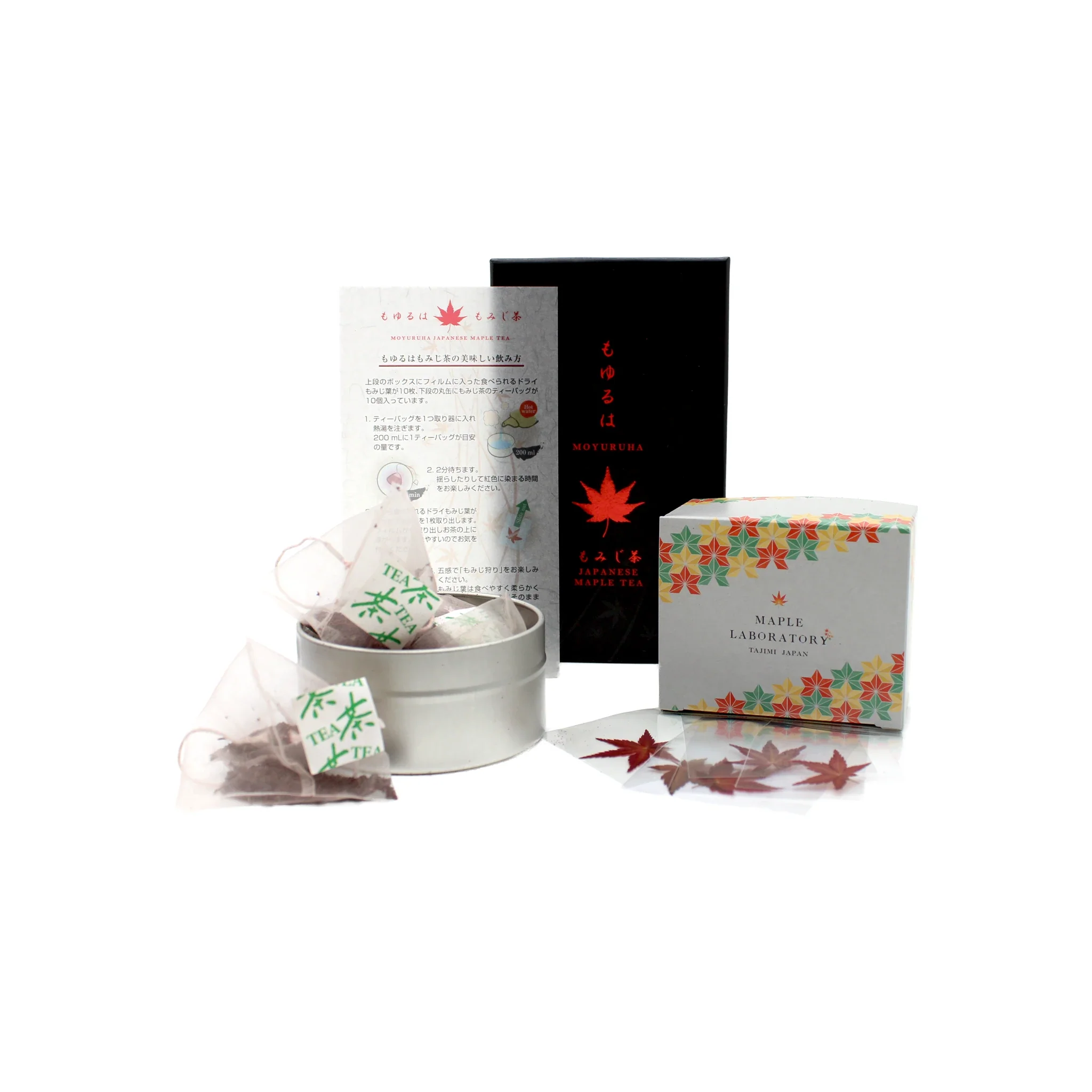 Maple Leaf Tea Set - 10 Tea Bags, 10 Maple Leaves