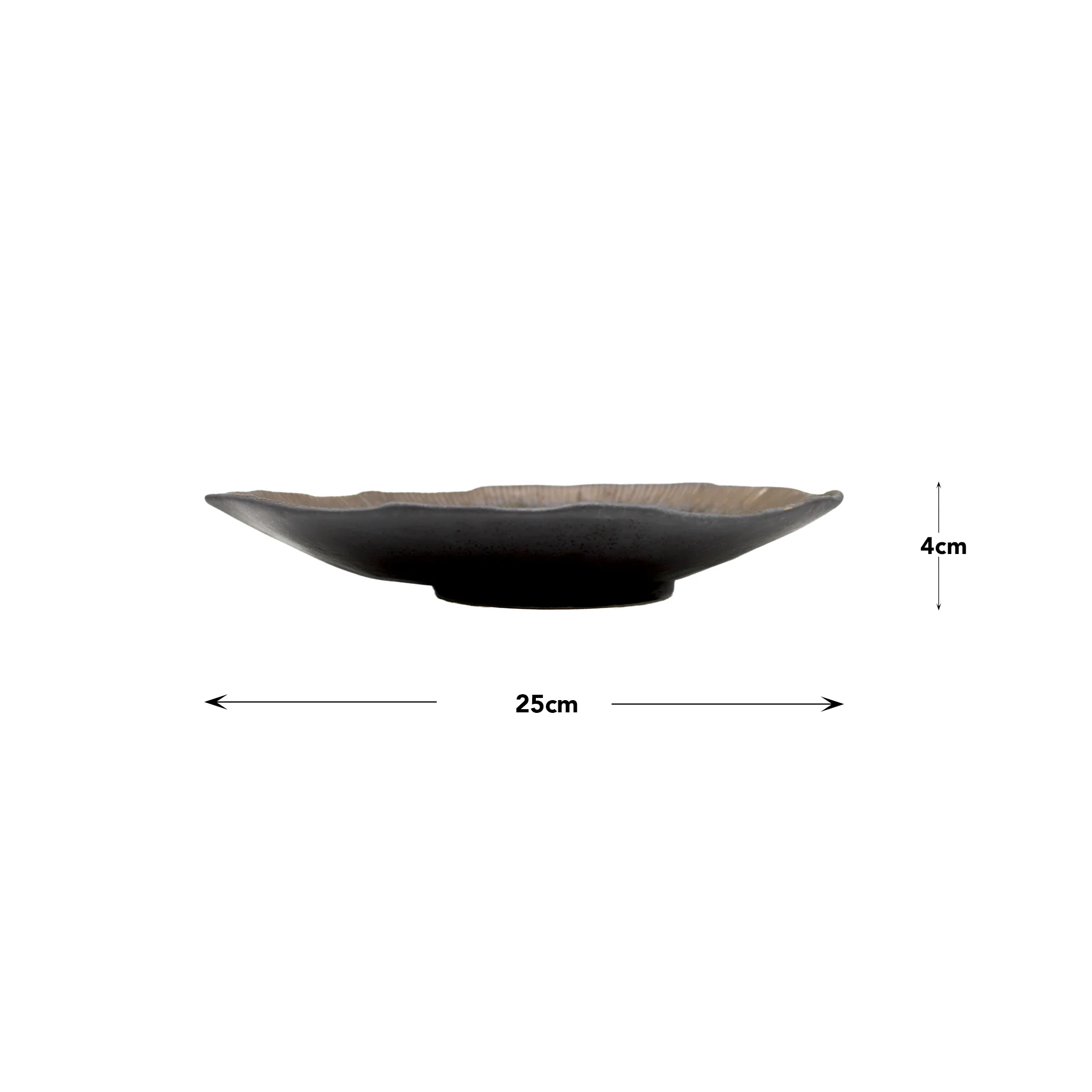 Shallow Serving Bowl - Midori Ridge - Image 4