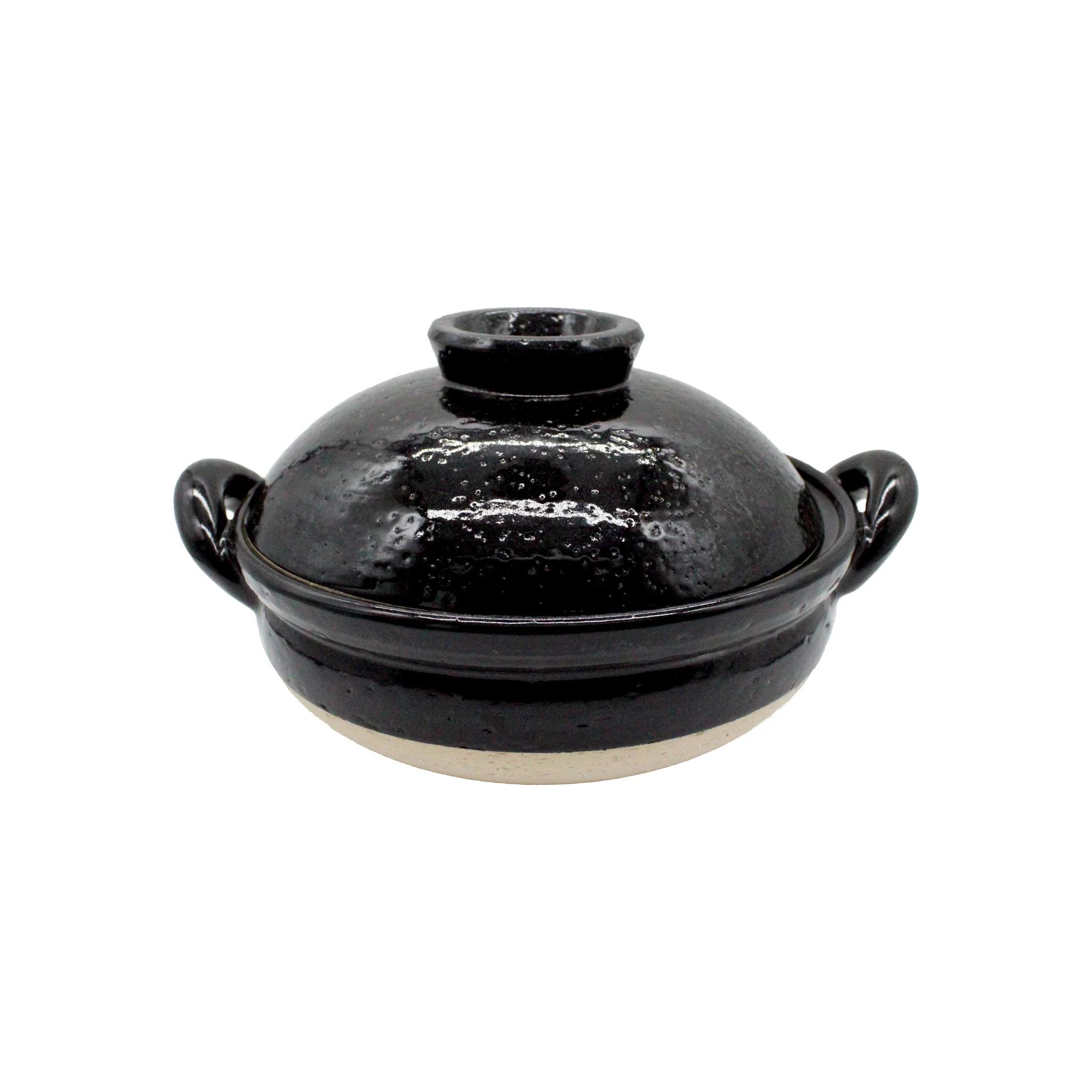 Mushi Nabe Donabe Steamer - Black Glaze