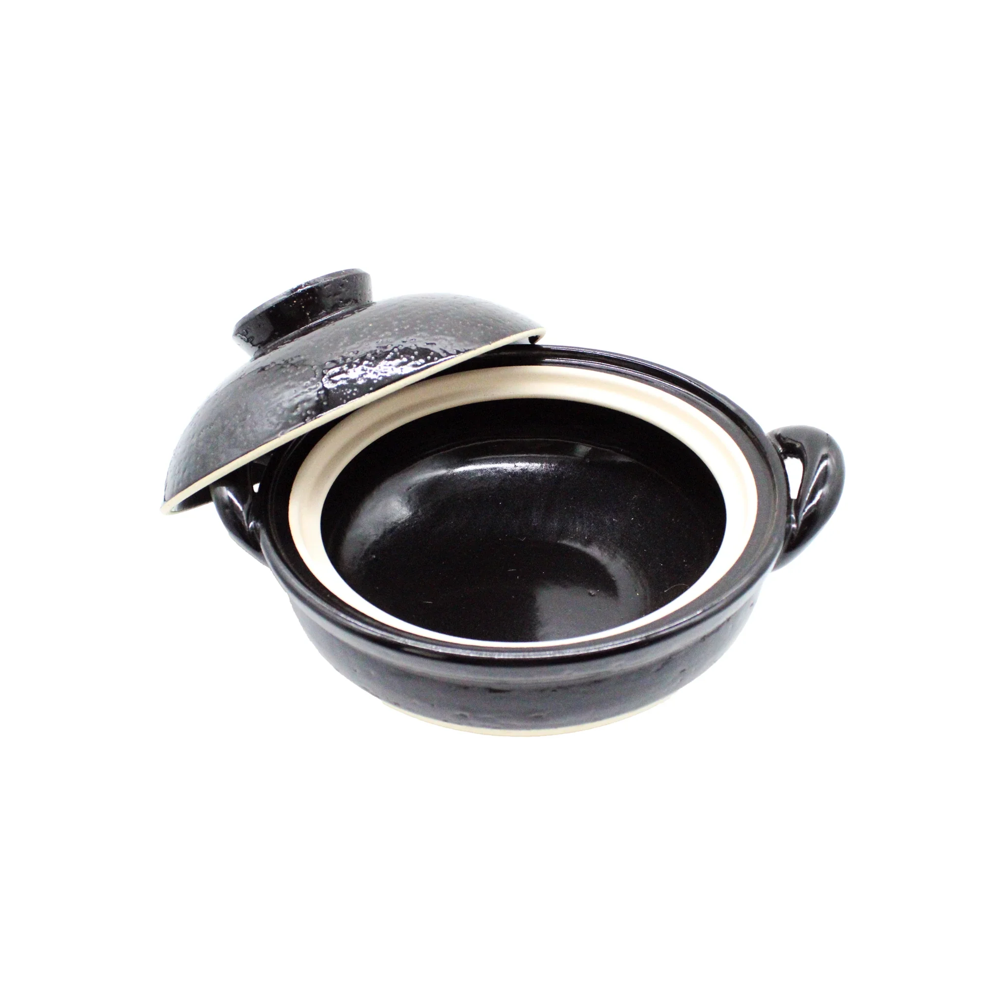 Mushi Nabe Donabe Steamer - Black Glaze - Image 3