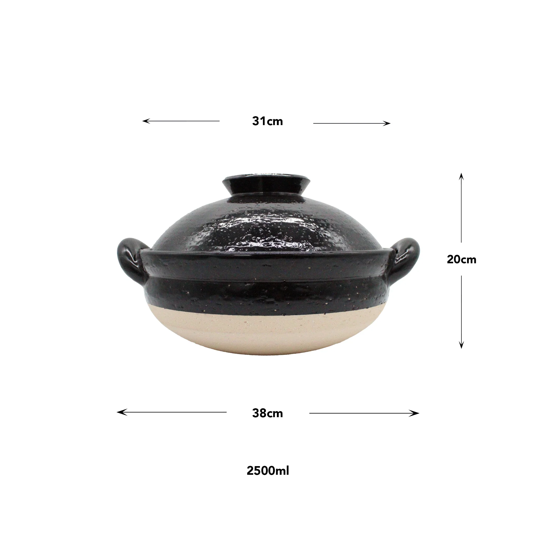 Mushi Nabe Donabe Steamer - Black Glaze - Image 6