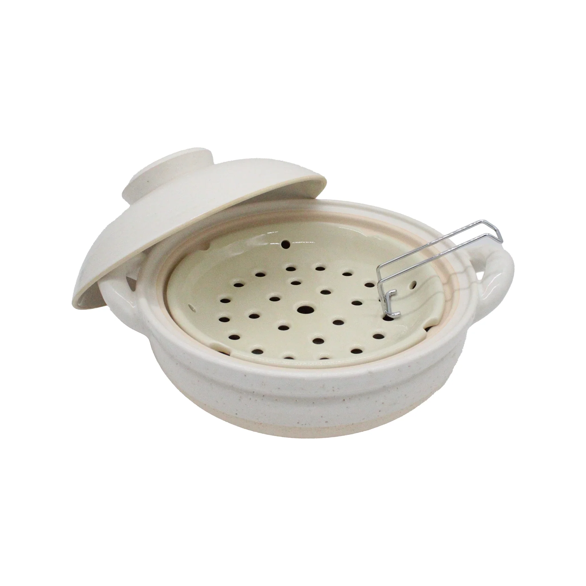 Mushi Nabe Donabe Steamer - White Glaze - Image 7