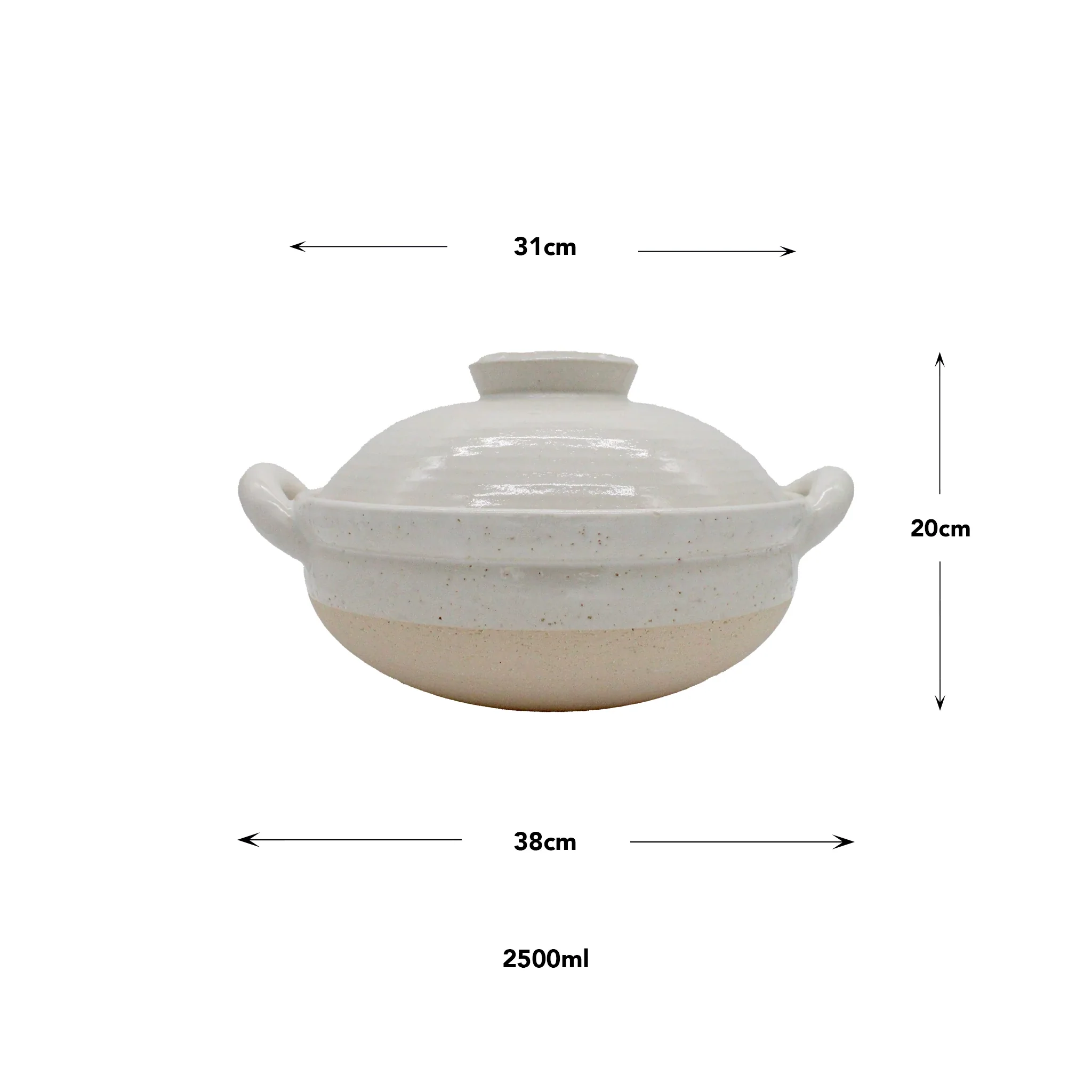 Mushi Nabe Donabe Steamer - White Glaze - Image 8
