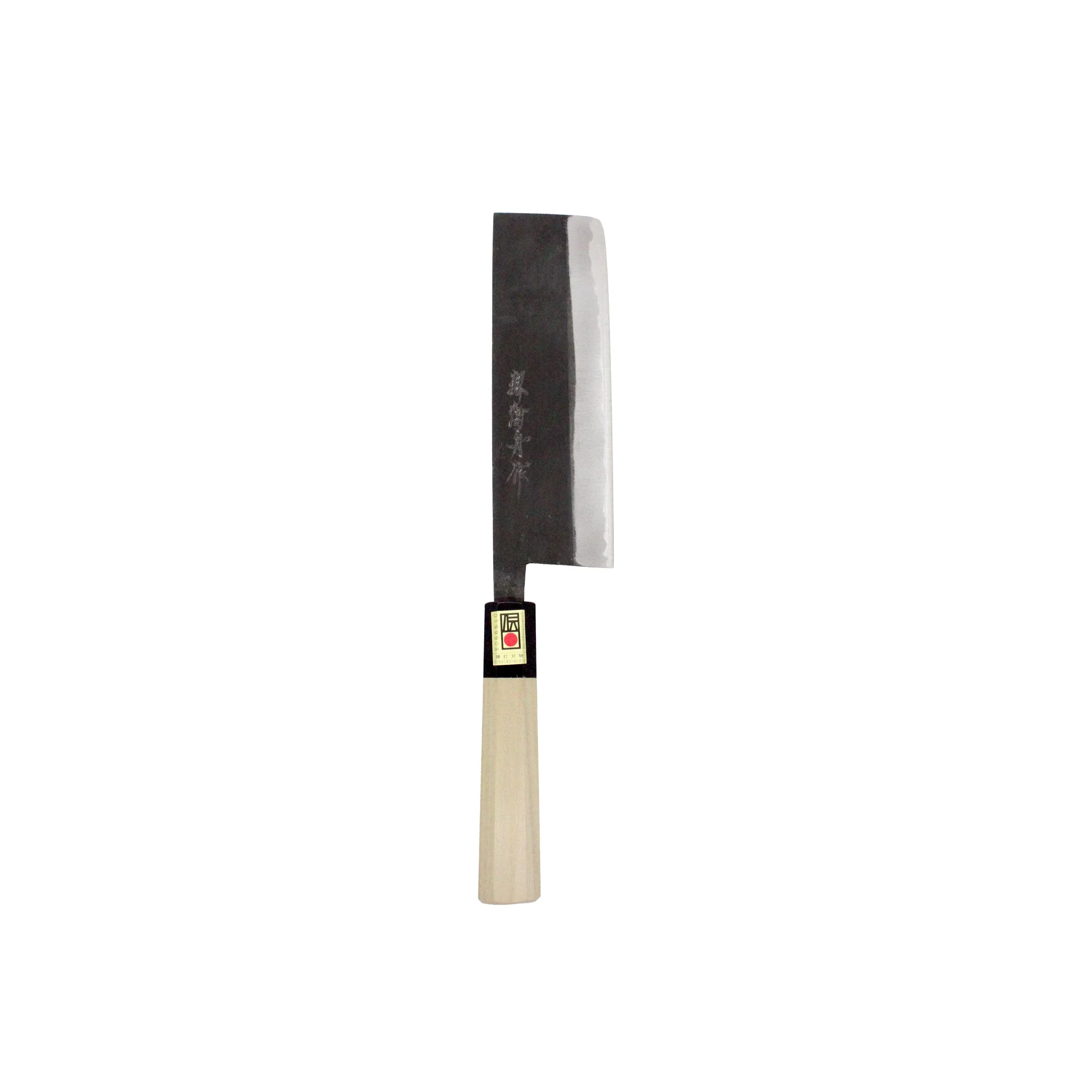 Nakiri Knife For Vegetables Black Forged - 165mm