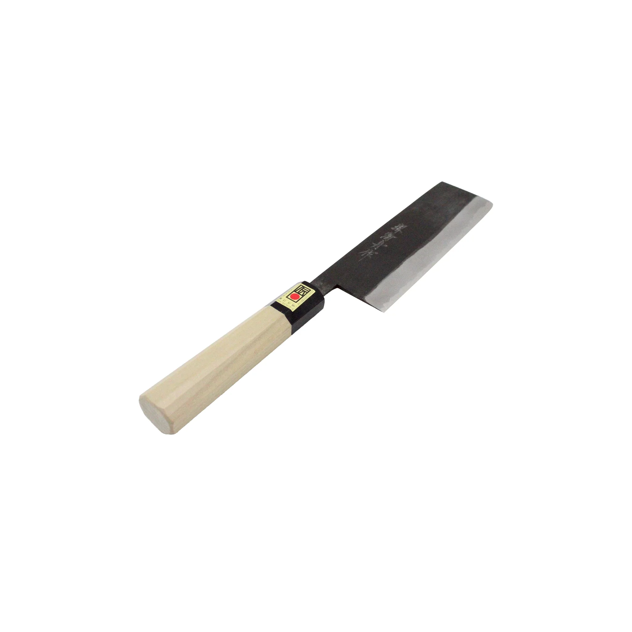 Nakiri Knife For Vegetables Black Forged - 165mm - Image 4