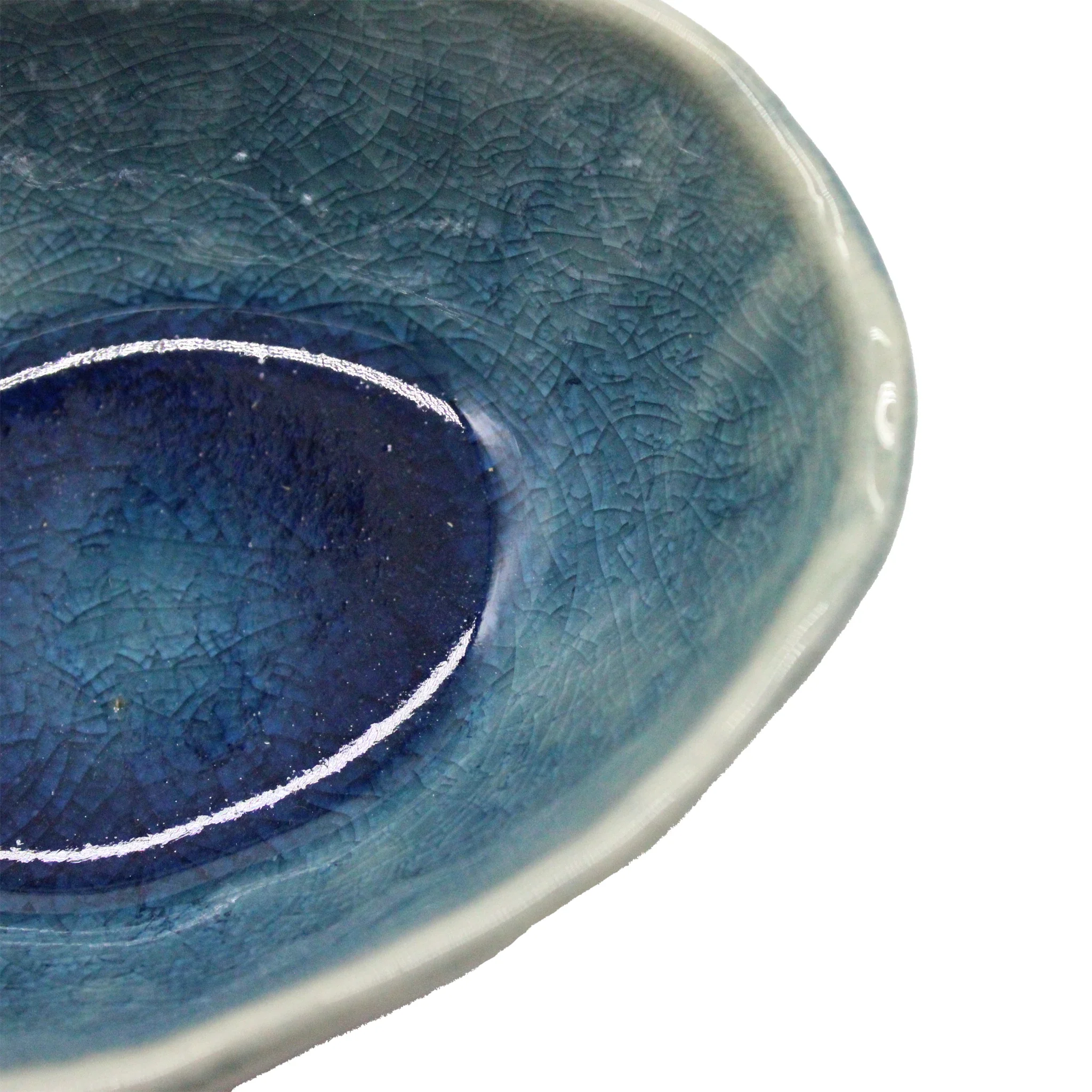 Oval Sauce Dish - Sapphire Blue - Image 4