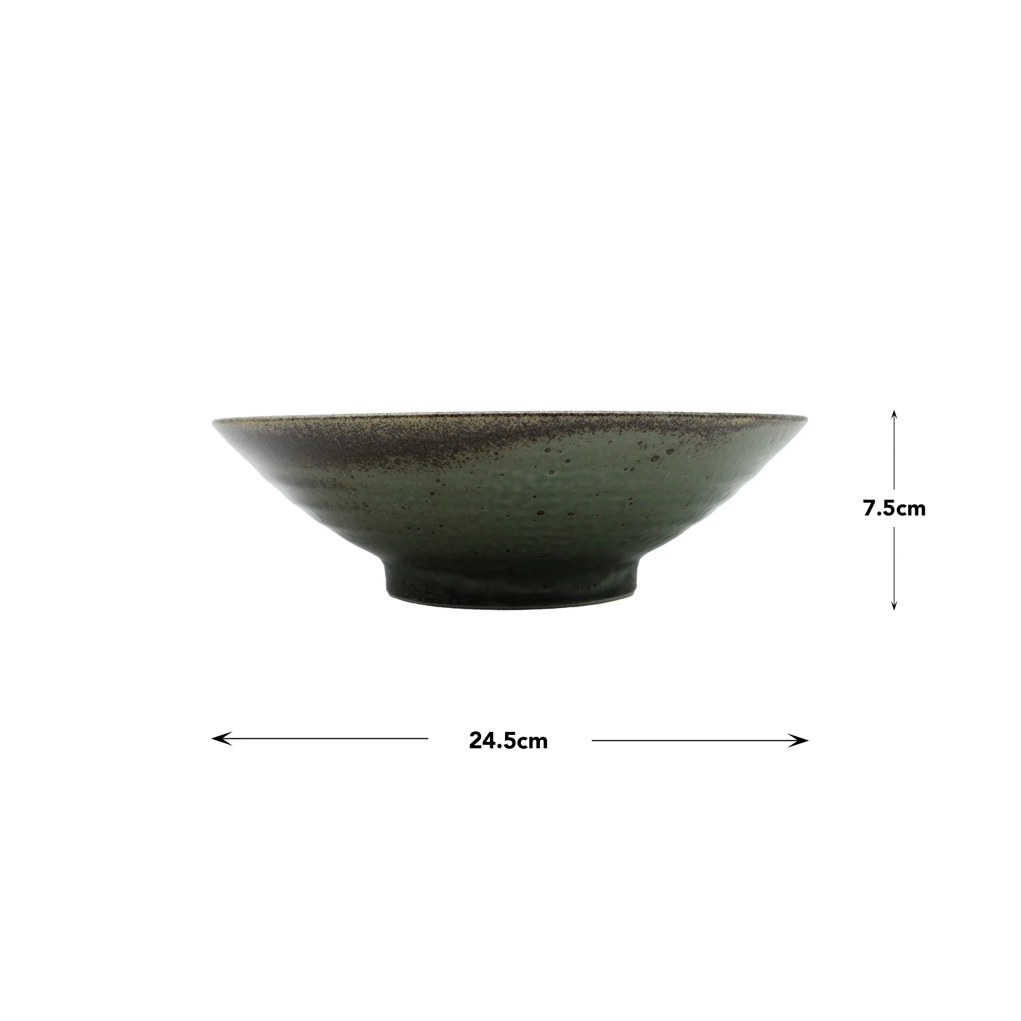 Ramen Bowl - Etched Green Lines - Image 3