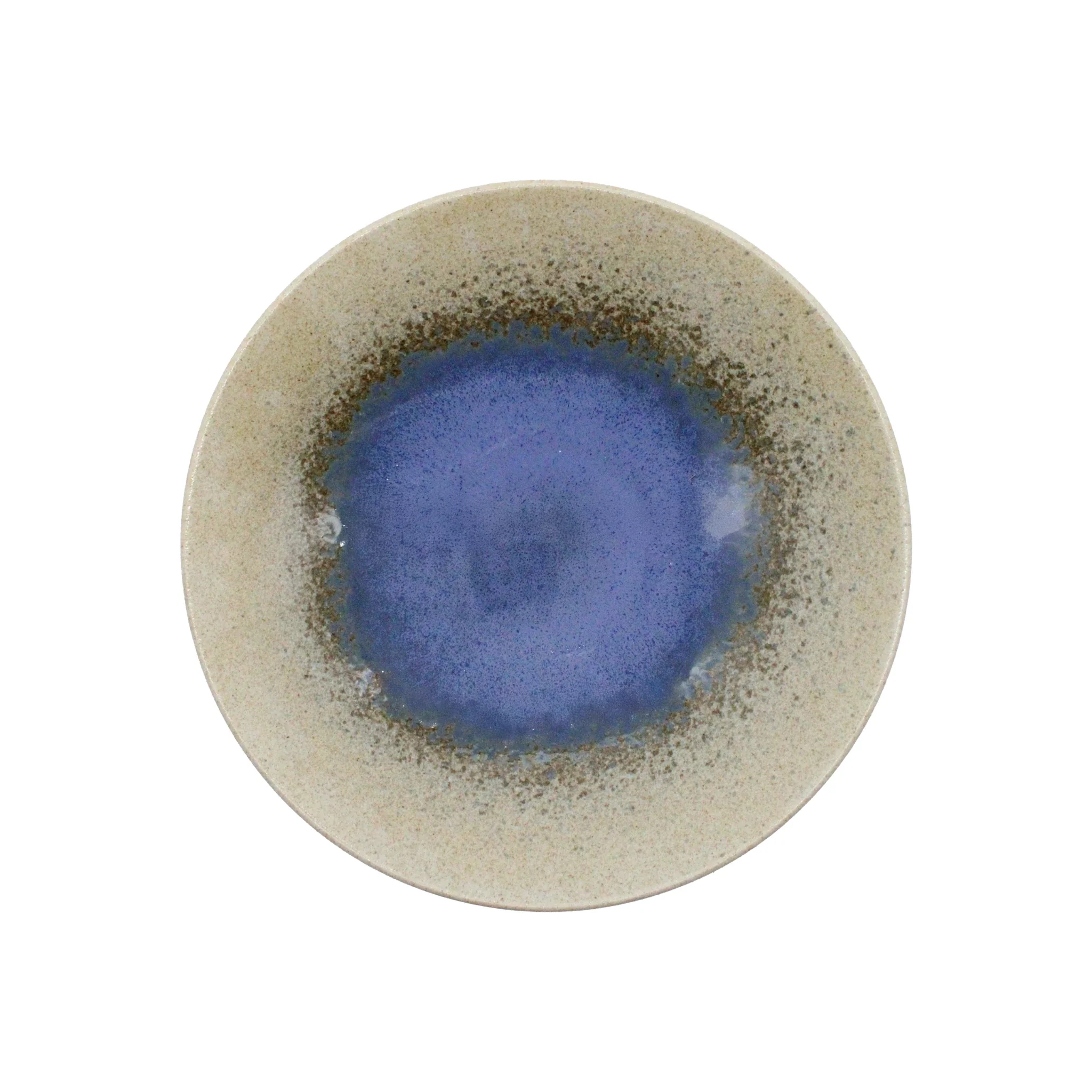 Ramen Bowl - Minoyaki Mori Aya White and Blue - Image 3