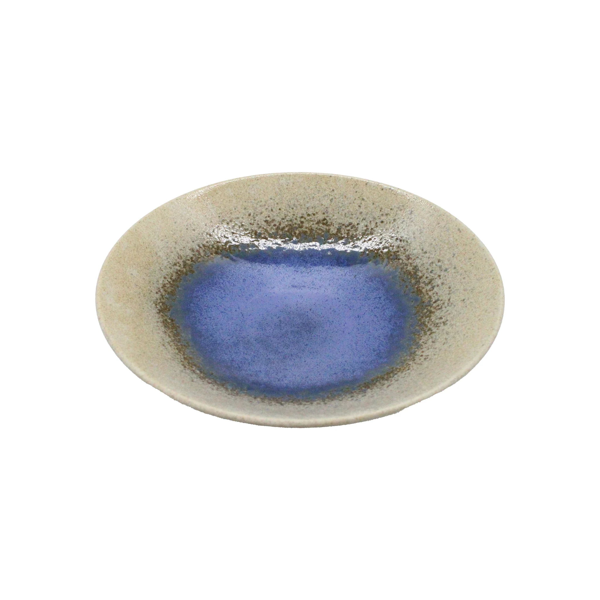 Ramen Bowl - Minoyaki Mori Aya White and Blue - Image 4
